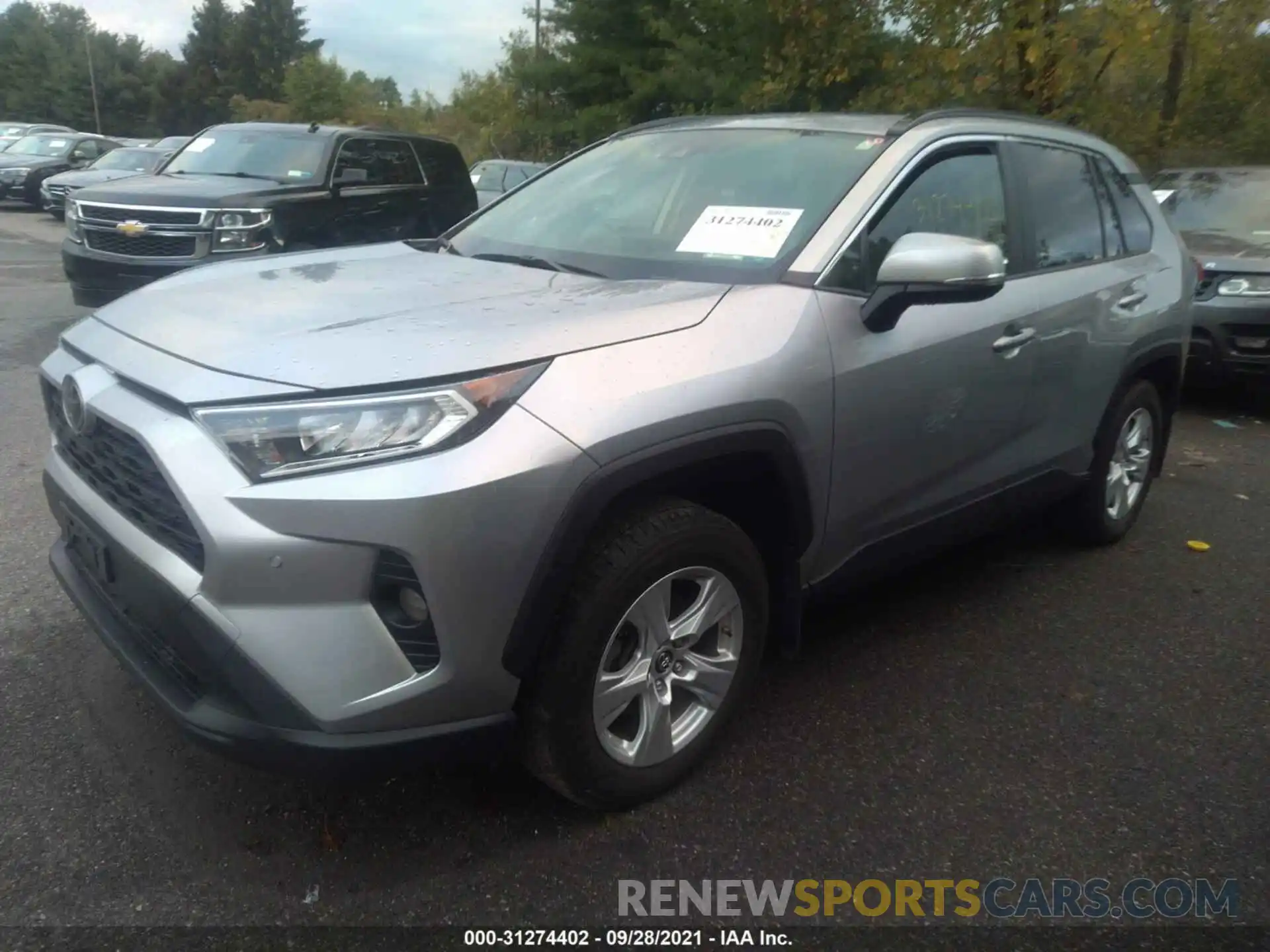 2 Photograph of a damaged car JTMP1RFV6KJ002139 TOYOTA RAV4 2019