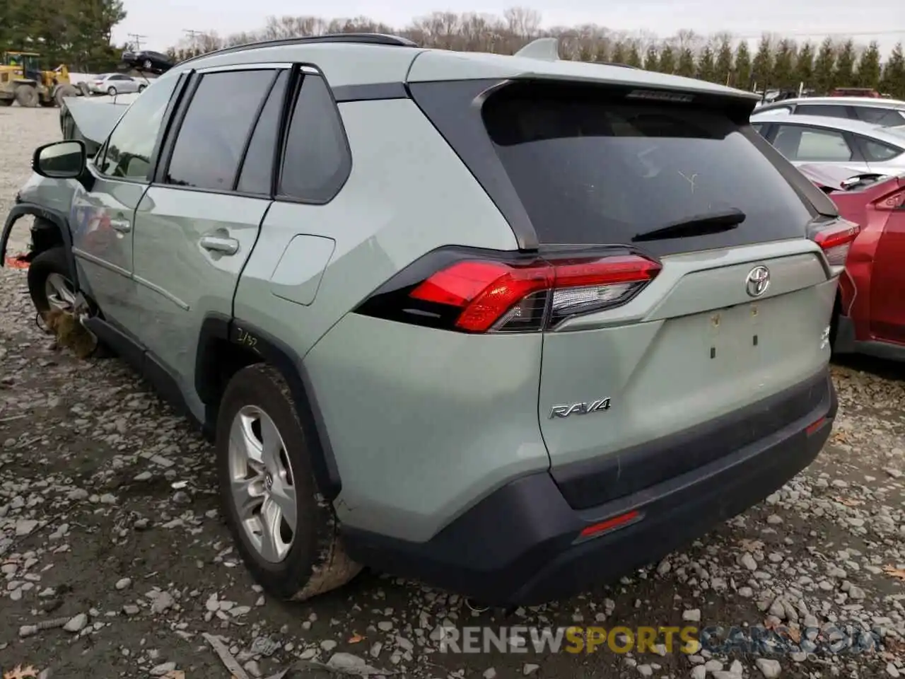 3 Photograph of a damaged car JTMP1RFV6KJ003128 TOYOTA RAV4 2019