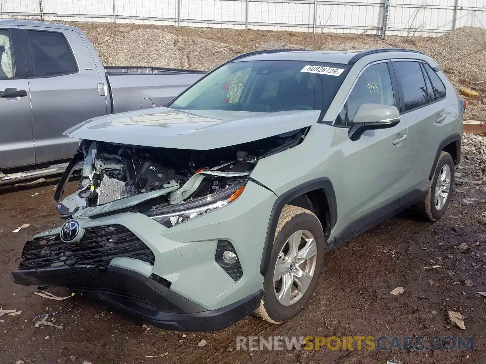 2 Photograph of a damaged car JTMP1RFV6KJ024545 TOYOTA RAV4 2019