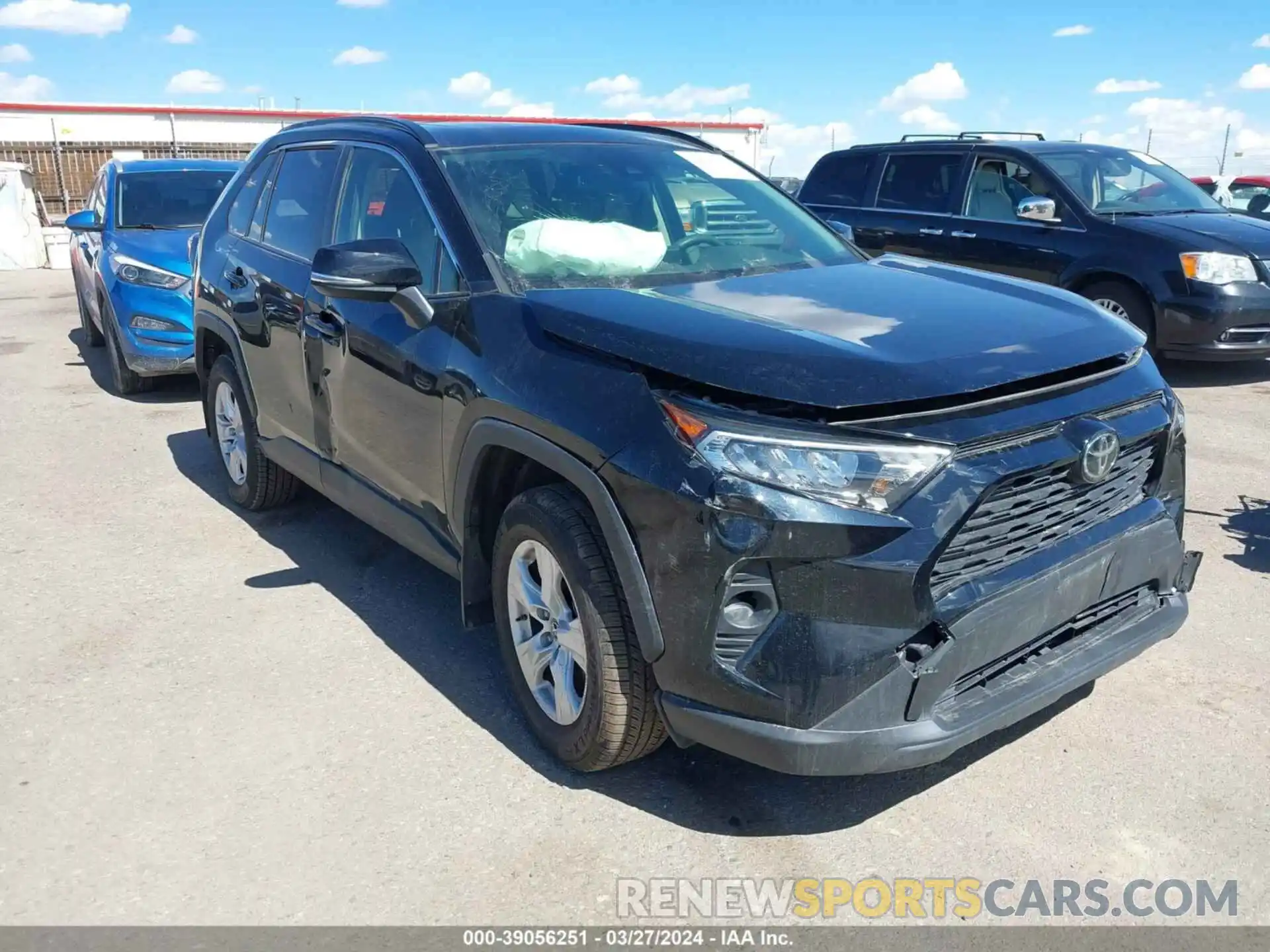 1 Photograph of a damaged car JTMP1RFV7KD002388 TOYOTA RAV4 2019