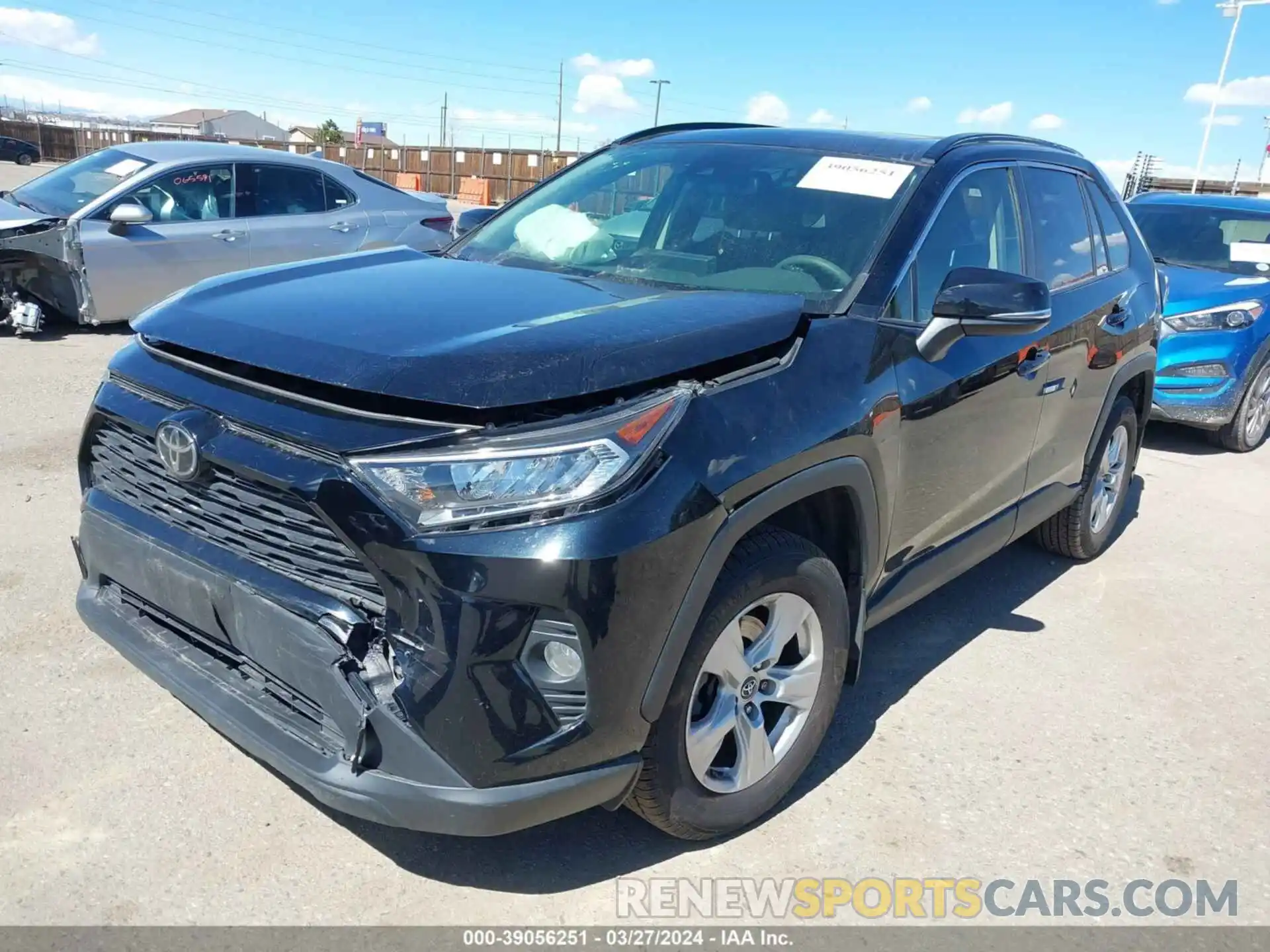 2 Photograph of a damaged car JTMP1RFV7KD002388 TOYOTA RAV4 2019