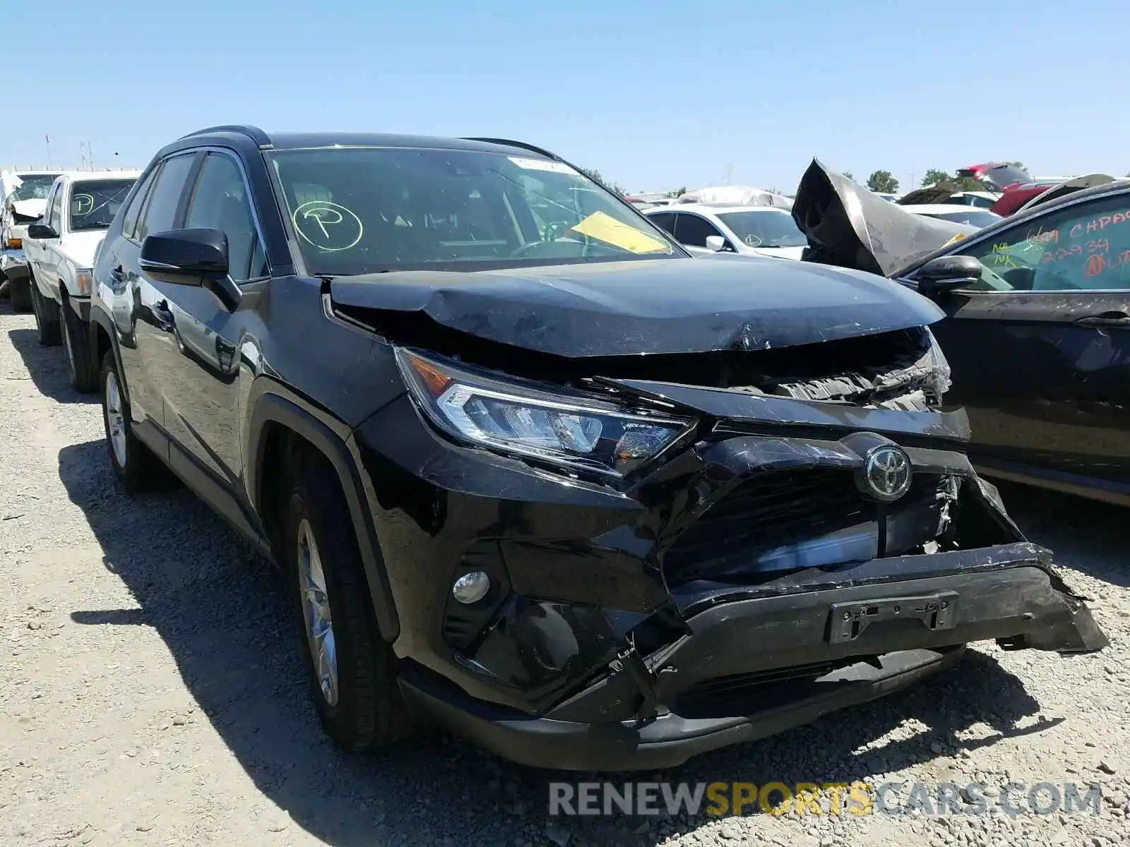 1 Фотография поврежденного автомобиля JTMP1RFV7KD003511 TOYOTA RAV4 2019