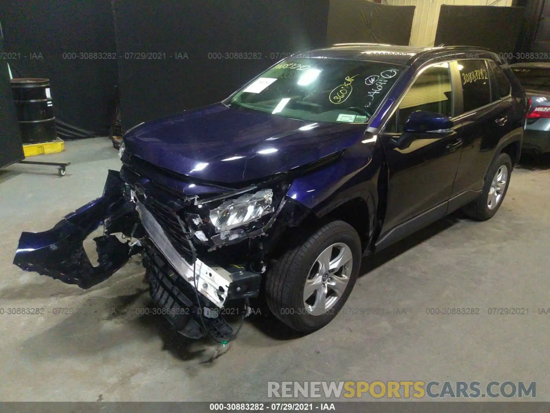 2 Photograph of a damaged car JTMP1RFV7KD004691 TOYOTA RAV4 2019