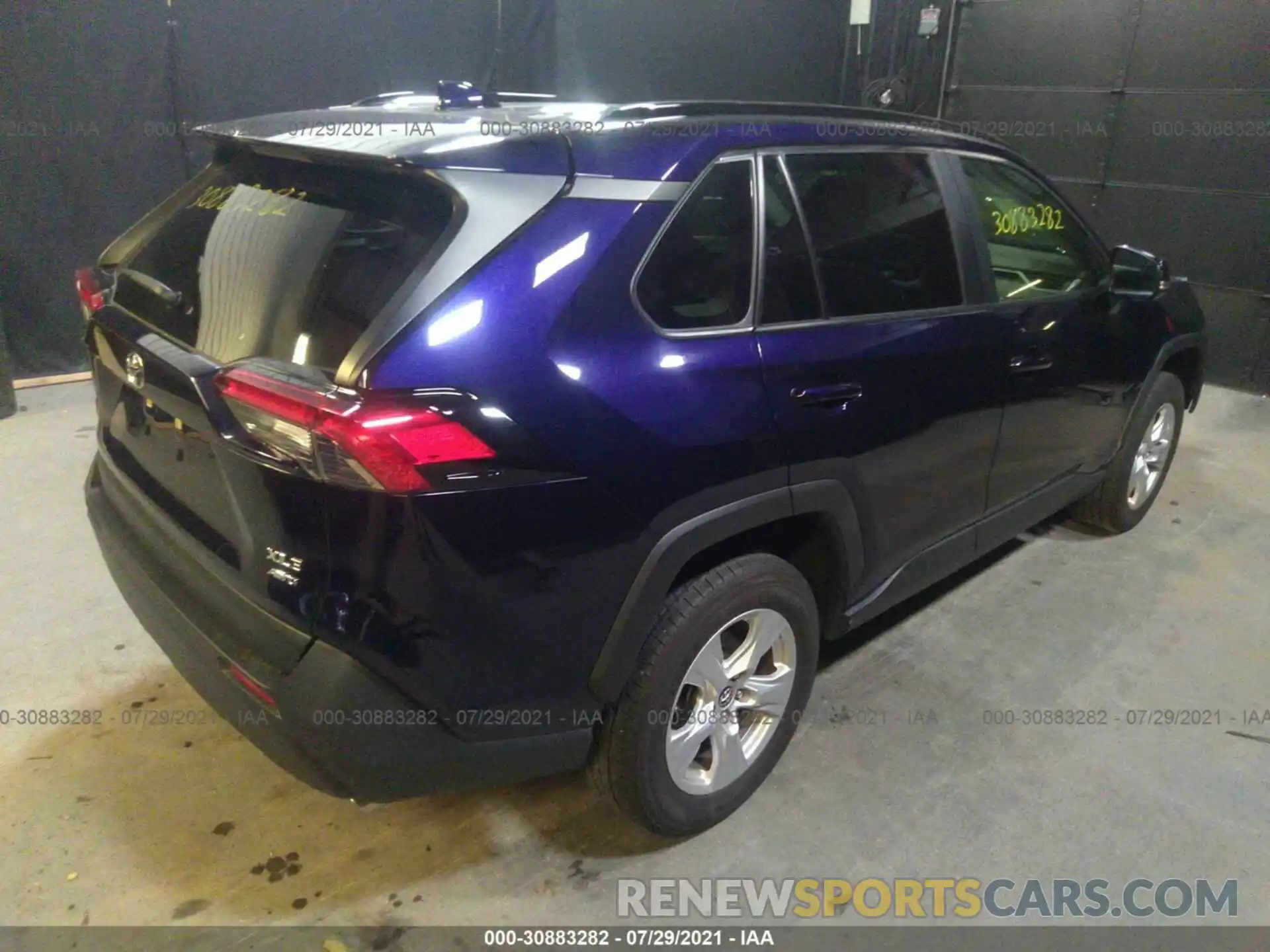 4 Photograph of a damaged car JTMP1RFV7KD004691 TOYOTA RAV4 2019