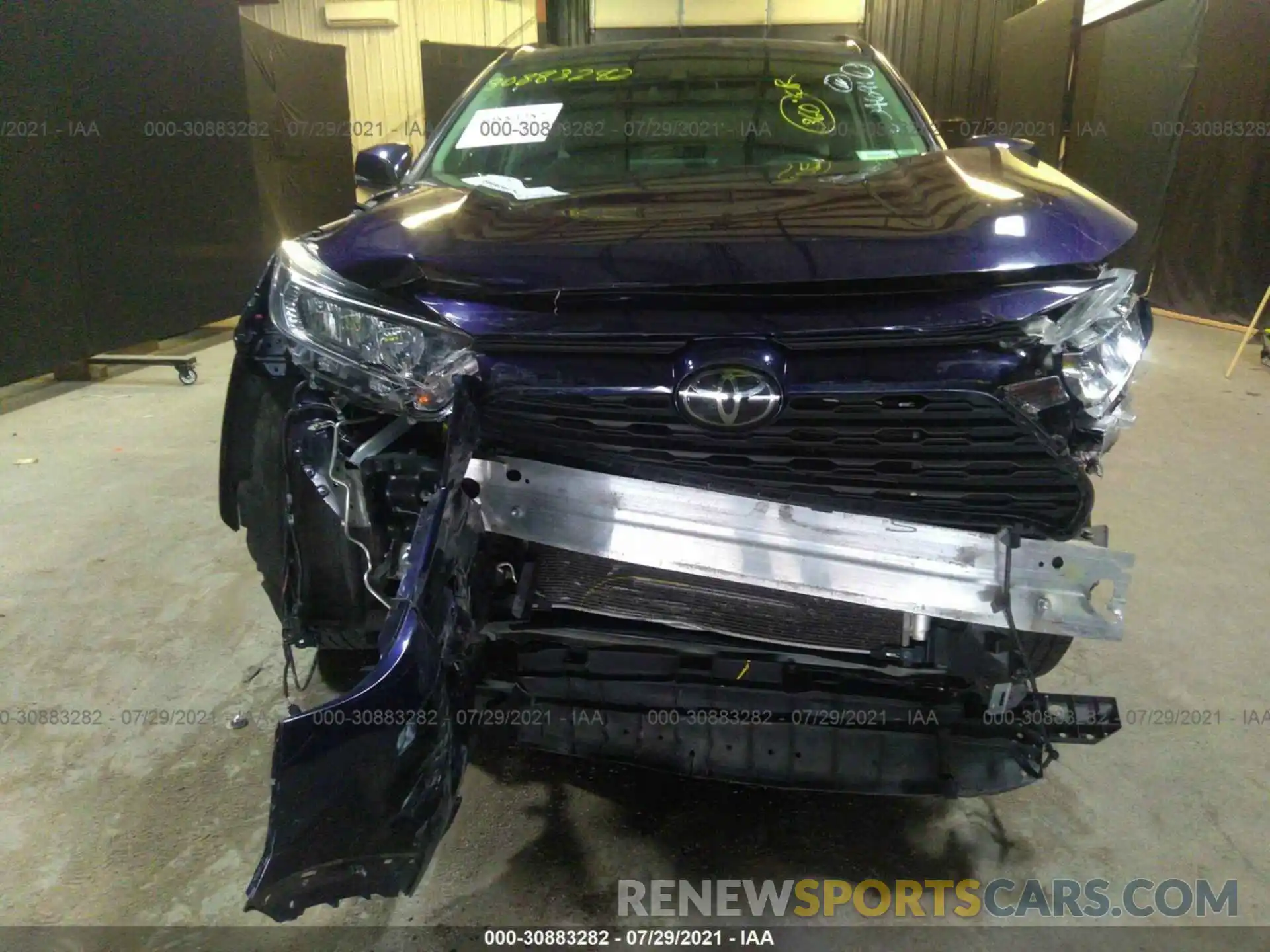 6 Photograph of a damaged car JTMP1RFV7KD004691 TOYOTA RAV4 2019