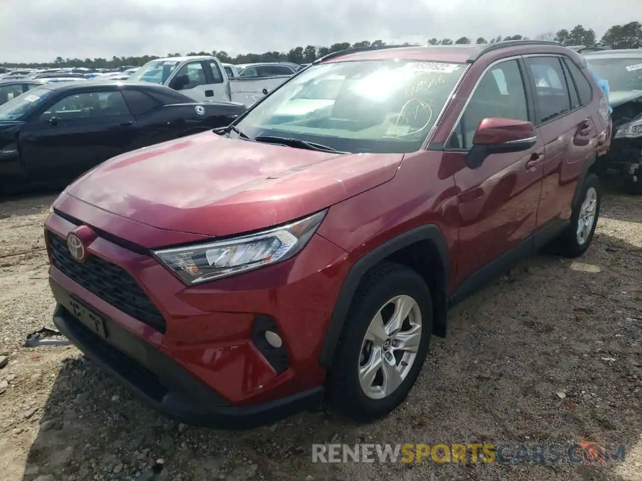 2 Photograph of a damaged car JTMP1RFV7KD009566 TOYOTA RAV4 2019