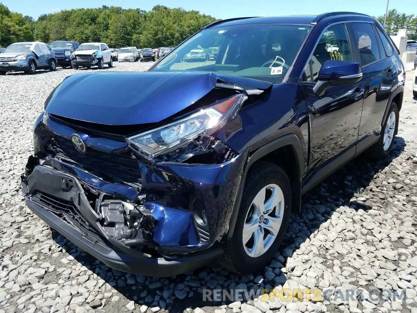 2 Photograph of a damaged car JTMP1RFV7KD011589 TOYOTA RAV4 2019