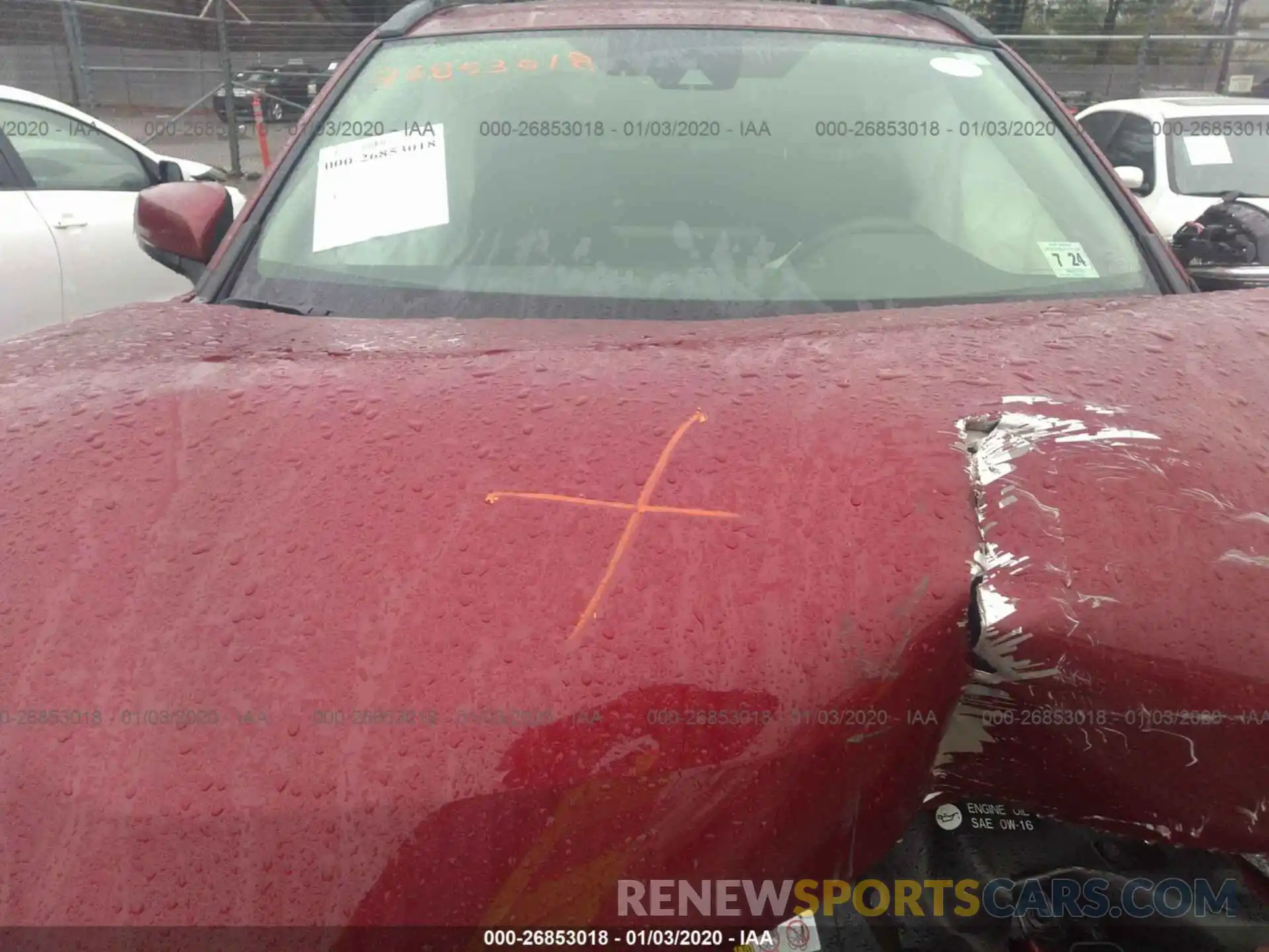 10 Photograph of a damaged car JTMP1RFV7KD017523 TOYOTA RAV4 2019