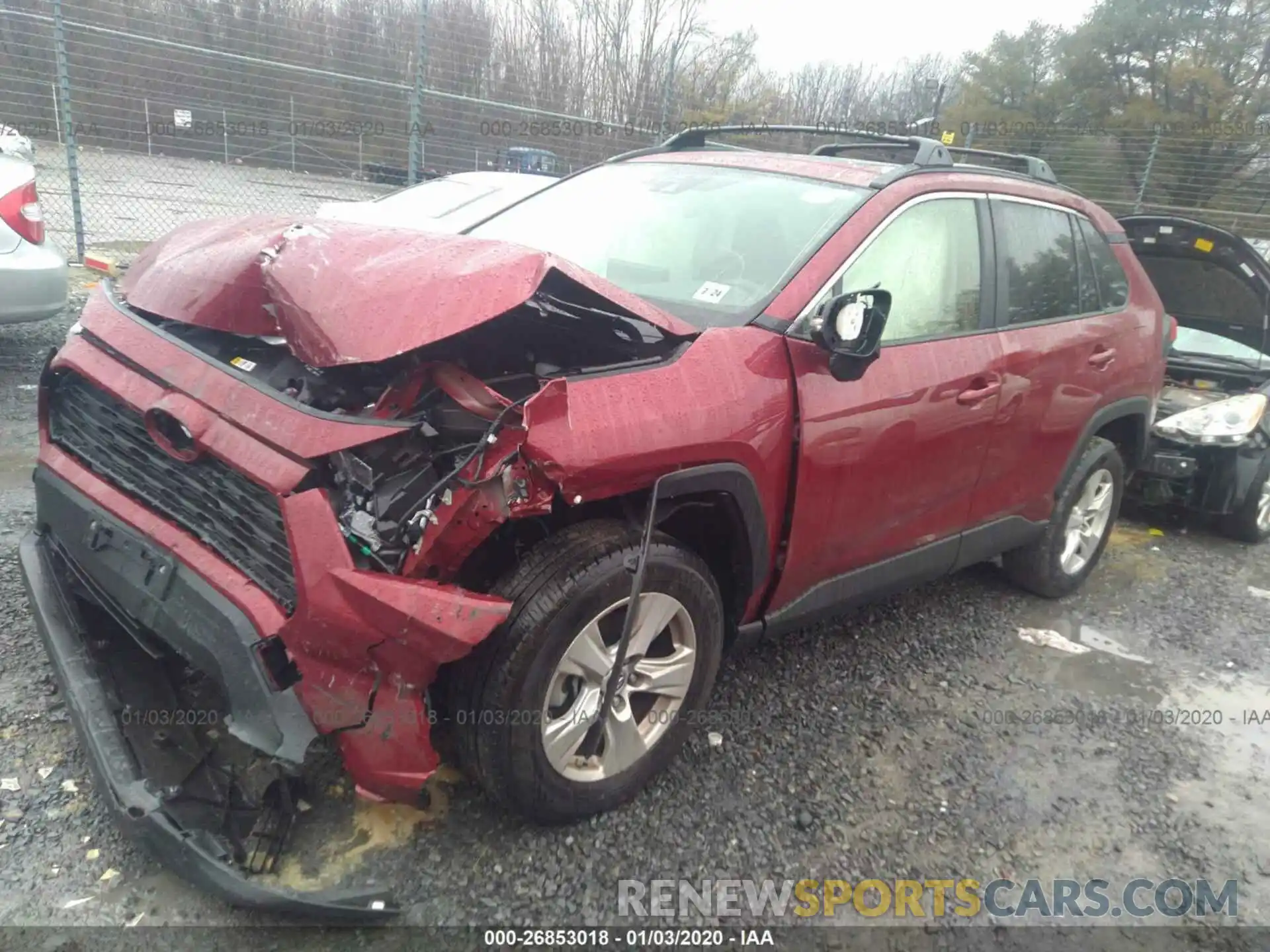 2 Photograph of a damaged car JTMP1RFV7KD017523 TOYOTA RAV4 2019