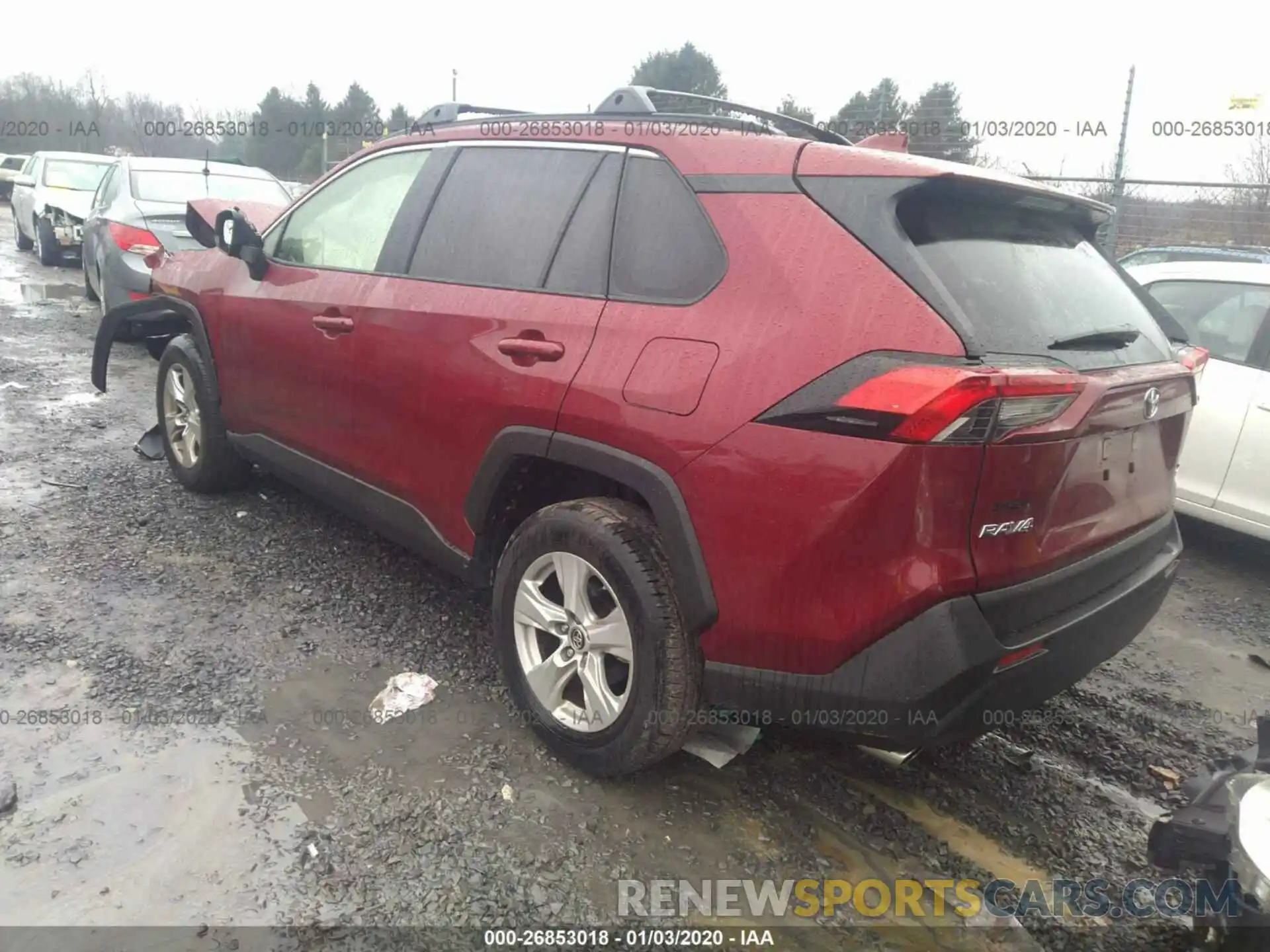 3 Photograph of a damaged car JTMP1RFV7KD017523 TOYOTA RAV4 2019