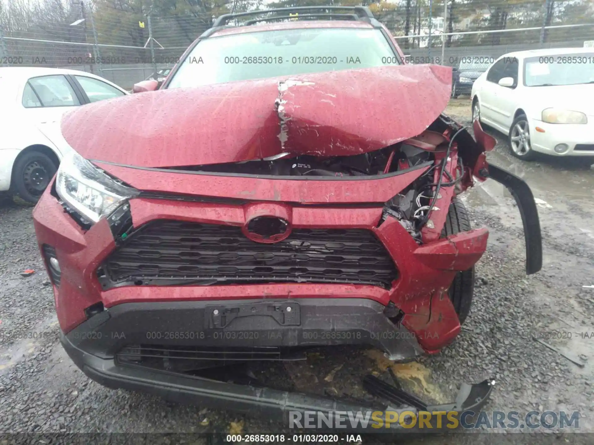 6 Photograph of a damaged car JTMP1RFV7KD017523 TOYOTA RAV4 2019