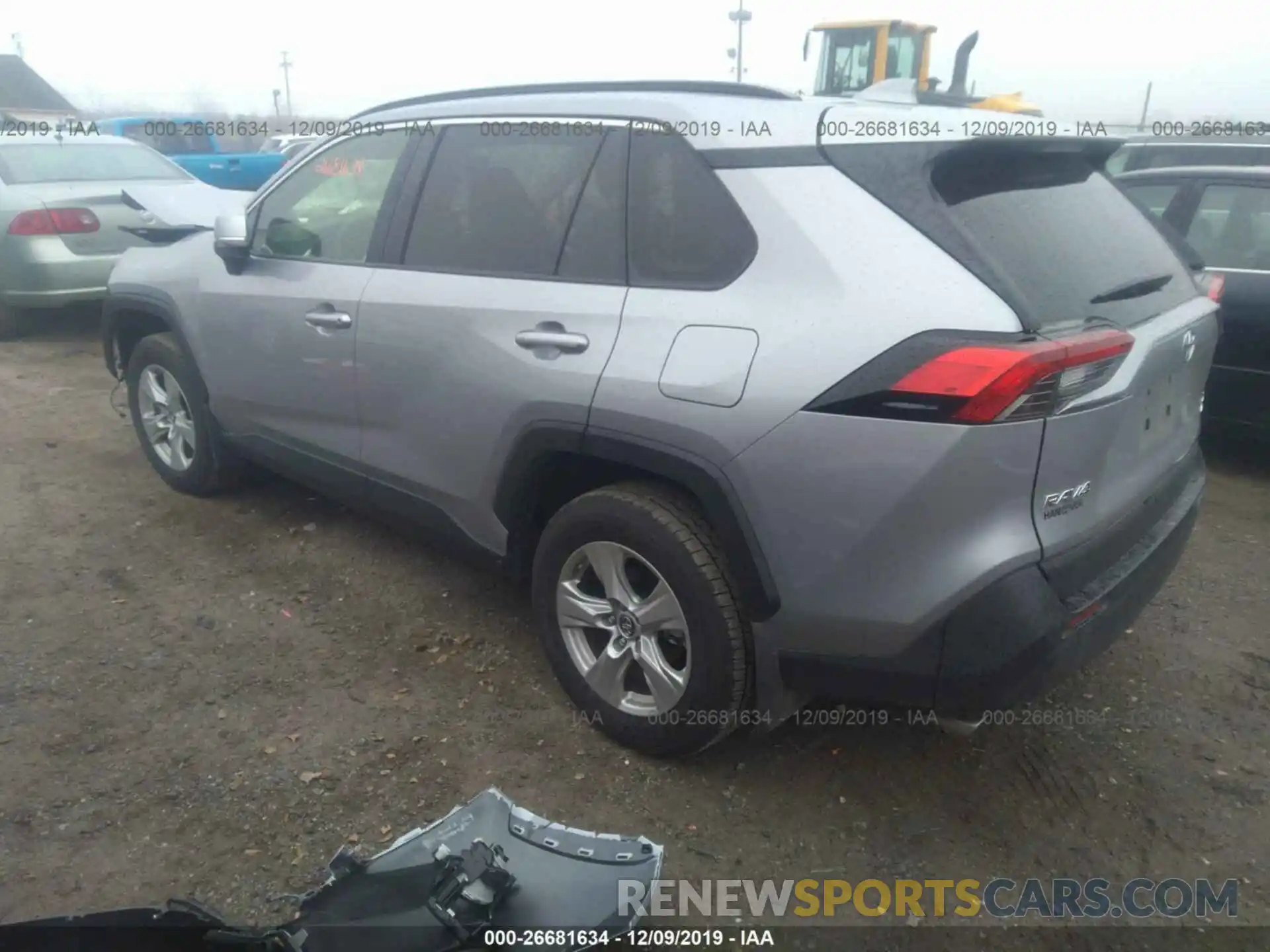 3 Photograph of a damaged car JTMP1RFV7KD018008 TOYOTA RAV4 2019