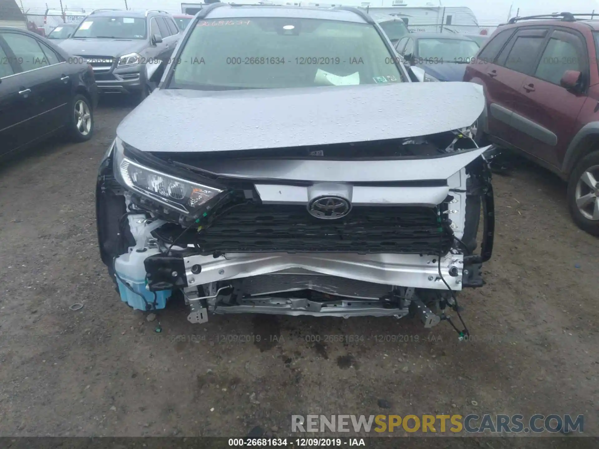 6 Photograph of a damaged car JTMP1RFV7KD018008 TOYOTA RAV4 2019