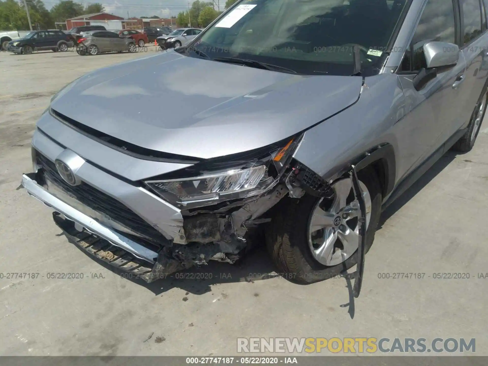 6 Photograph of a damaged car JTMP1RFV7KD021085 TOYOTA RAV4 2019