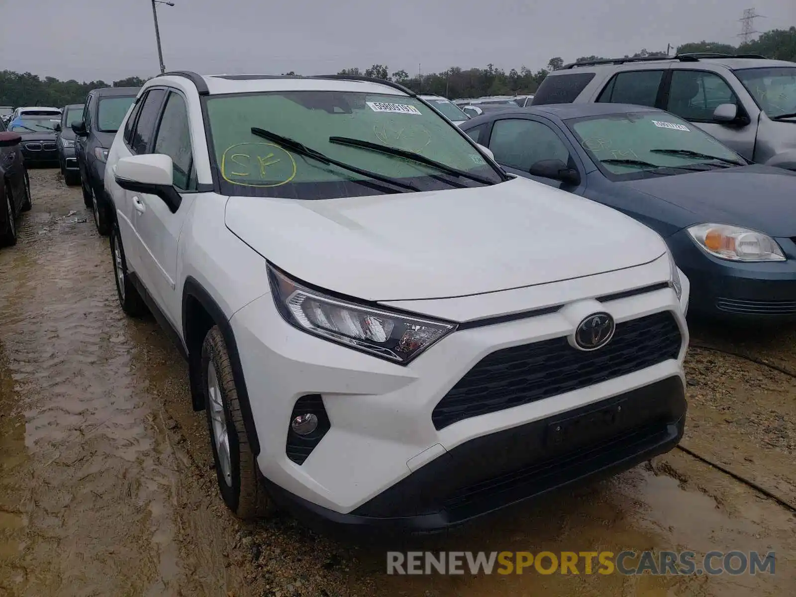 1 Photograph of a damaged car JTMP1RFV7KD024665 TOYOTA RAV4 2019