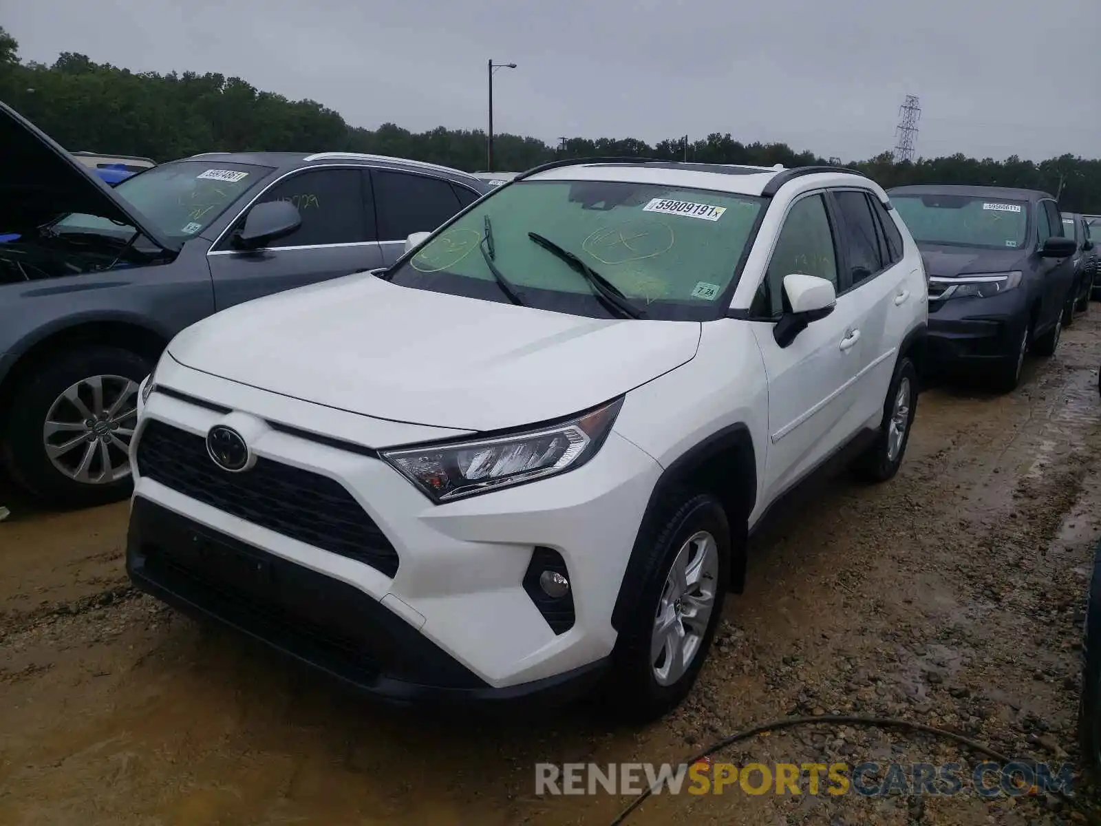 2 Photograph of a damaged car JTMP1RFV7KD024665 TOYOTA RAV4 2019