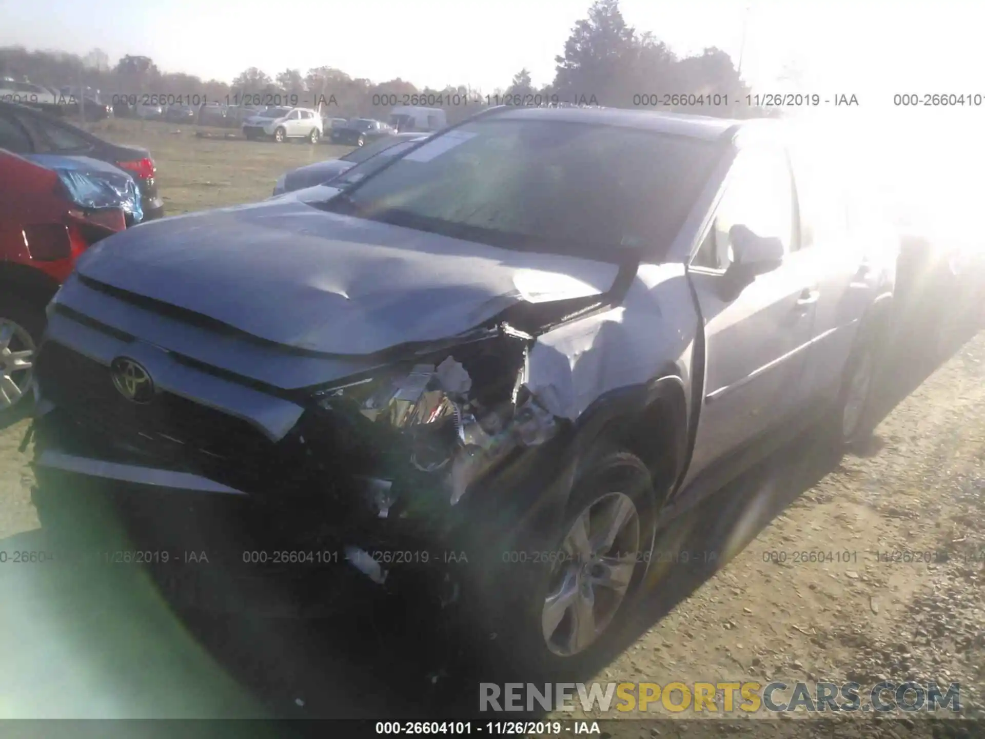 2 Photograph of a damaged car JTMP1RFV7KD029574 TOYOTA RAV4 2019