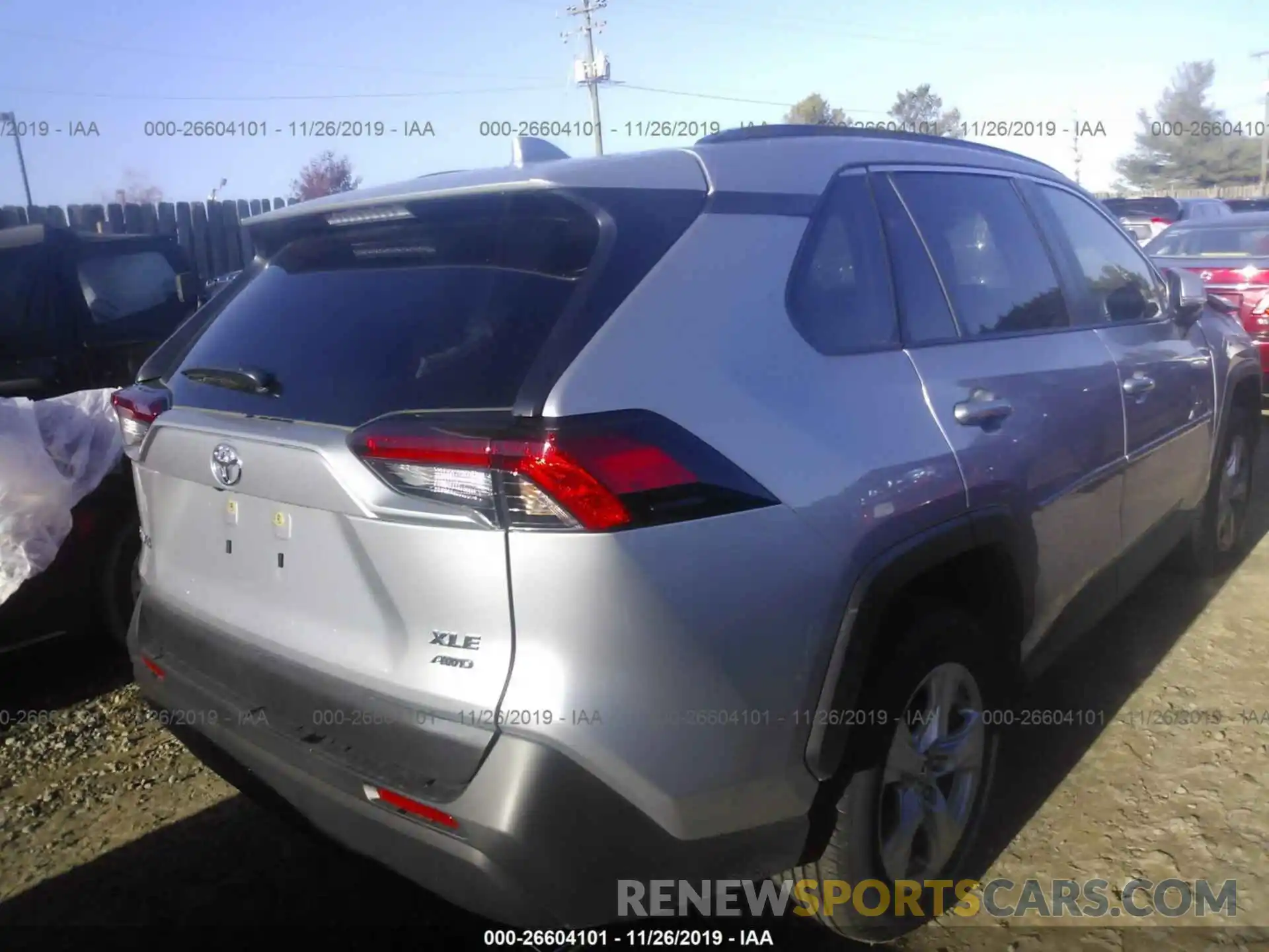 4 Photograph of a damaged car JTMP1RFV7KD029574 TOYOTA RAV4 2019