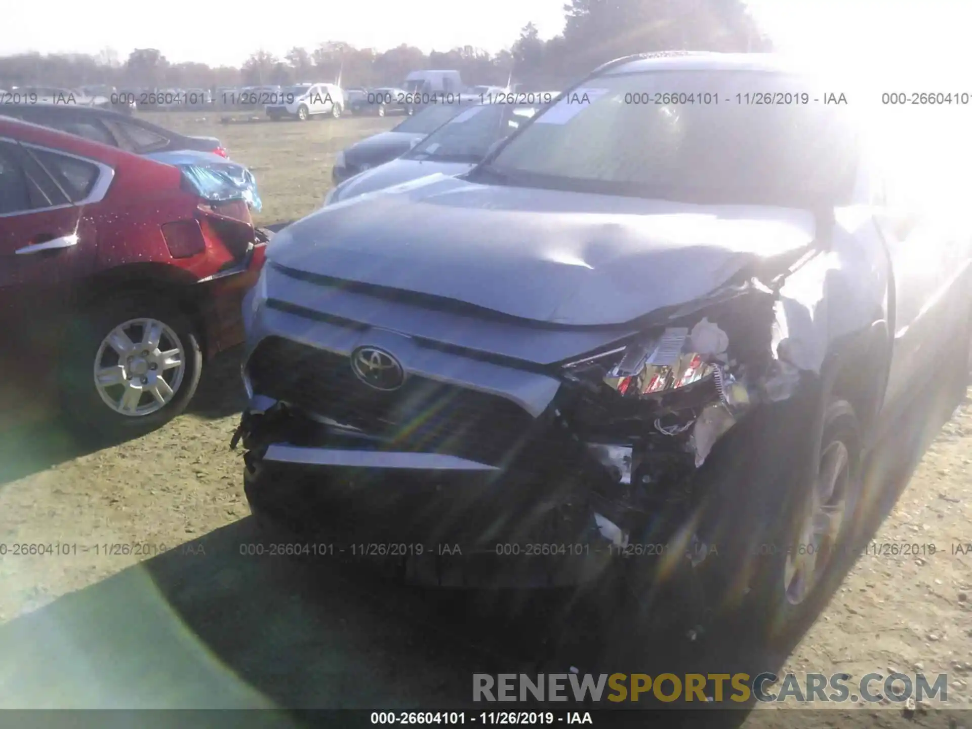 6 Photograph of a damaged car JTMP1RFV7KD029574 TOYOTA RAV4 2019