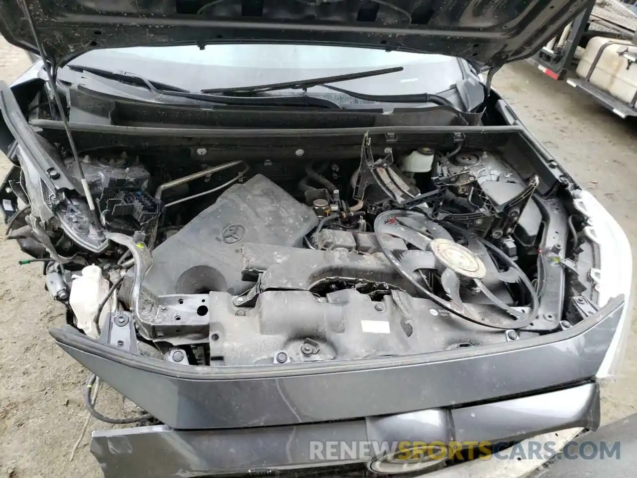 7 Фотография поврежденного автомобиля JTMP1RFV7KD032992 TOYOTA RAV4 2019