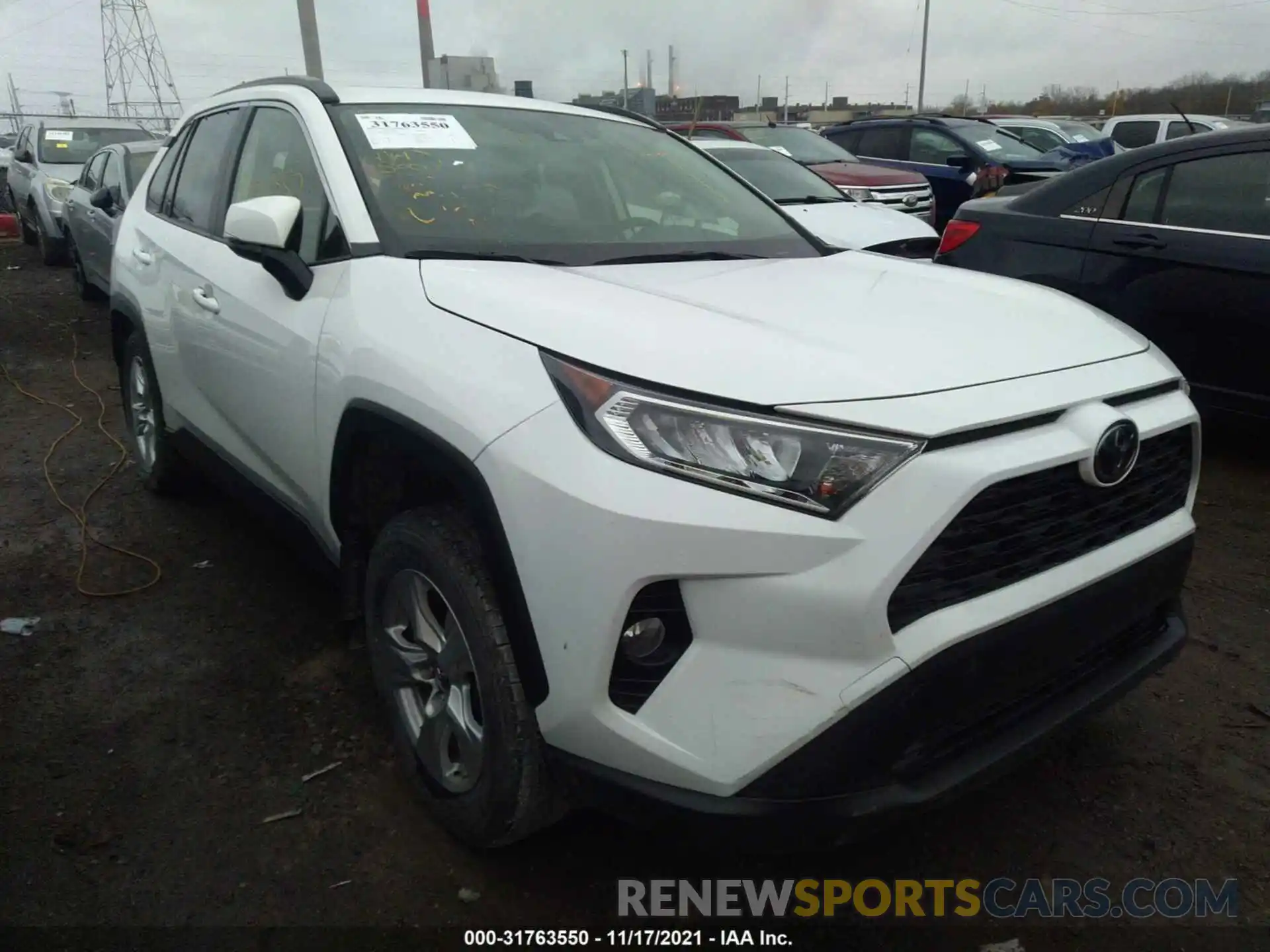 1 Photograph of a damaged car JTMP1RFV7KD036332 TOYOTA RAV4 2019