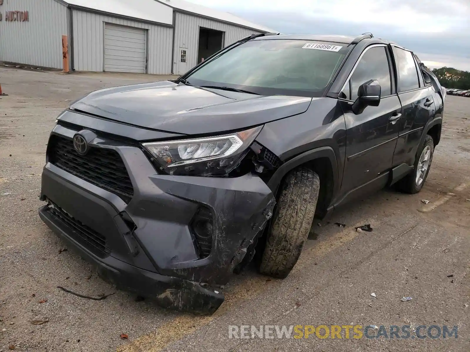 2 Photograph of a damaged car JTMP1RFV7KD039215 TOYOTA RAV4 2019