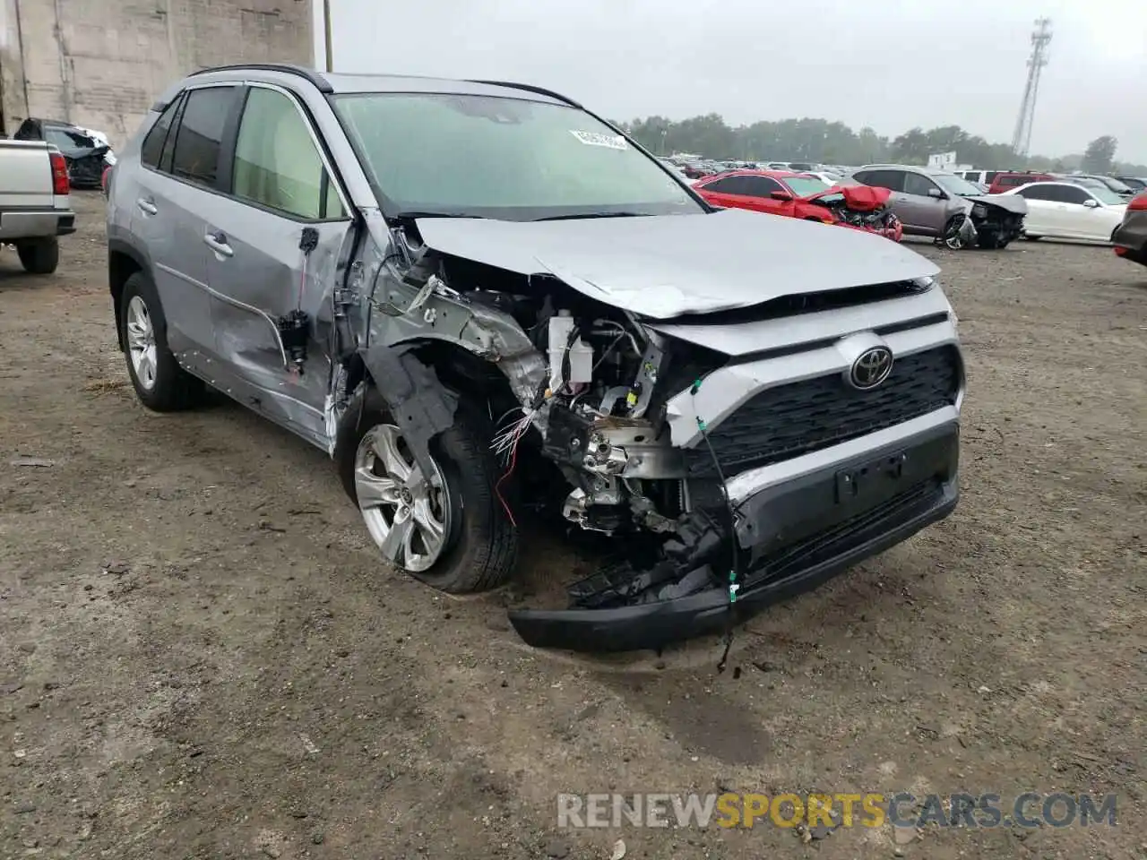 9 Photograph of a damaged car JTMP1RFV7KD043278 TOYOTA RAV4 2019