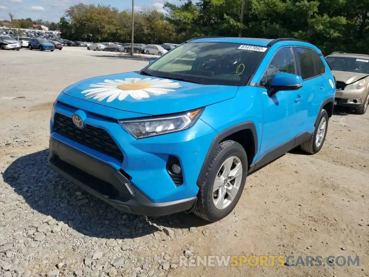 2 Photograph of a damaged car JTMP1RFV7KD507850 TOYOTA RAV4 2019