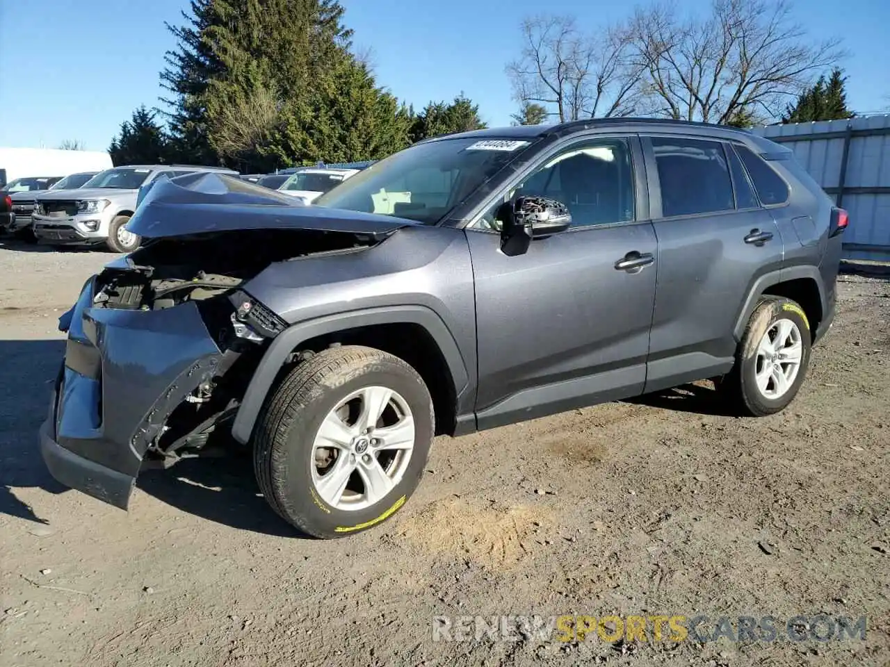 1 Photograph of a damaged car JTMP1RFV7KD508805 TOYOTA RAV4 2019