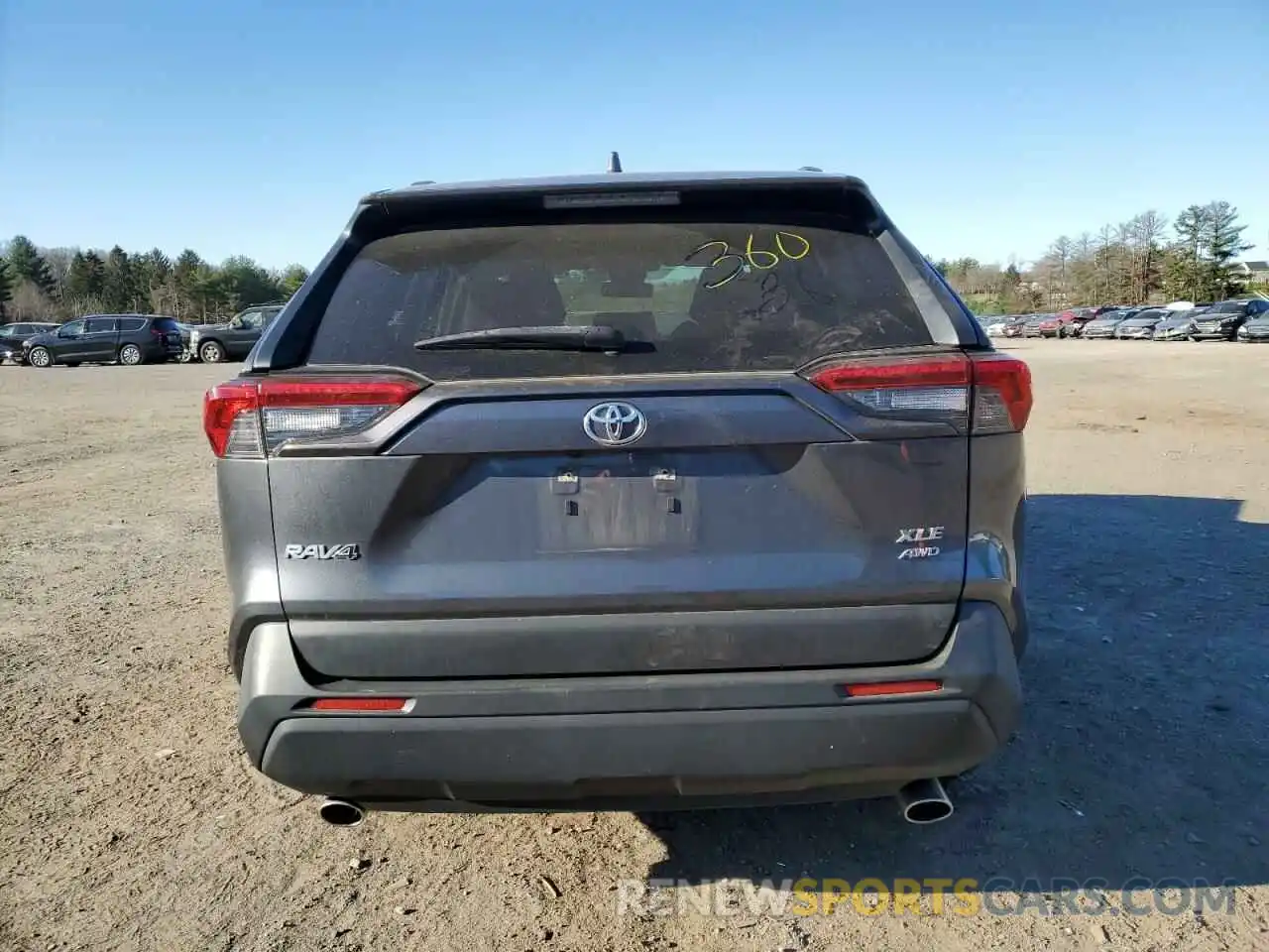 6 Photograph of a damaged car JTMP1RFV7KD508805 TOYOTA RAV4 2019