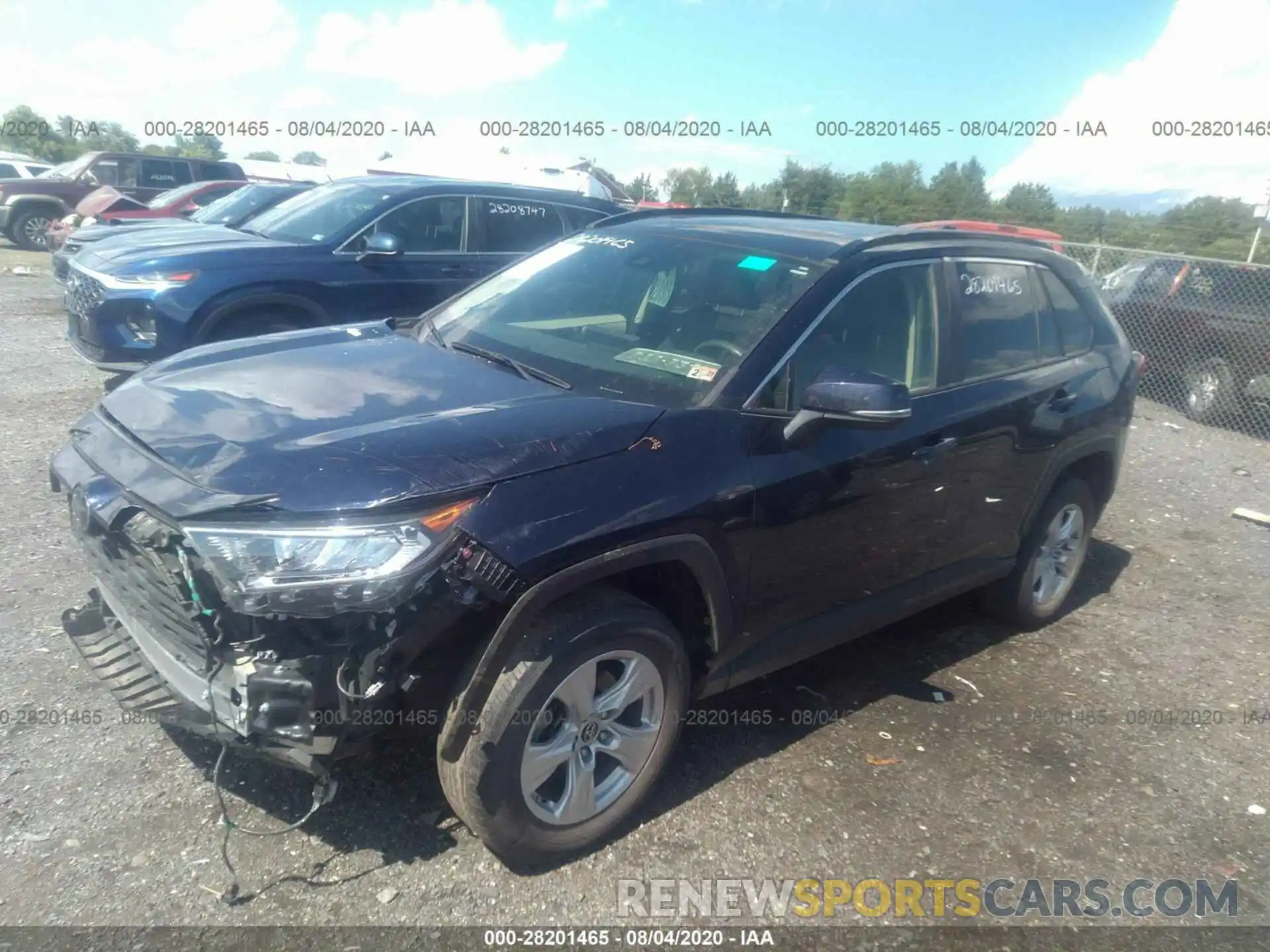 2 Photograph of a damaged car JTMP1RFV7KD508982 TOYOTA RAV4 2019