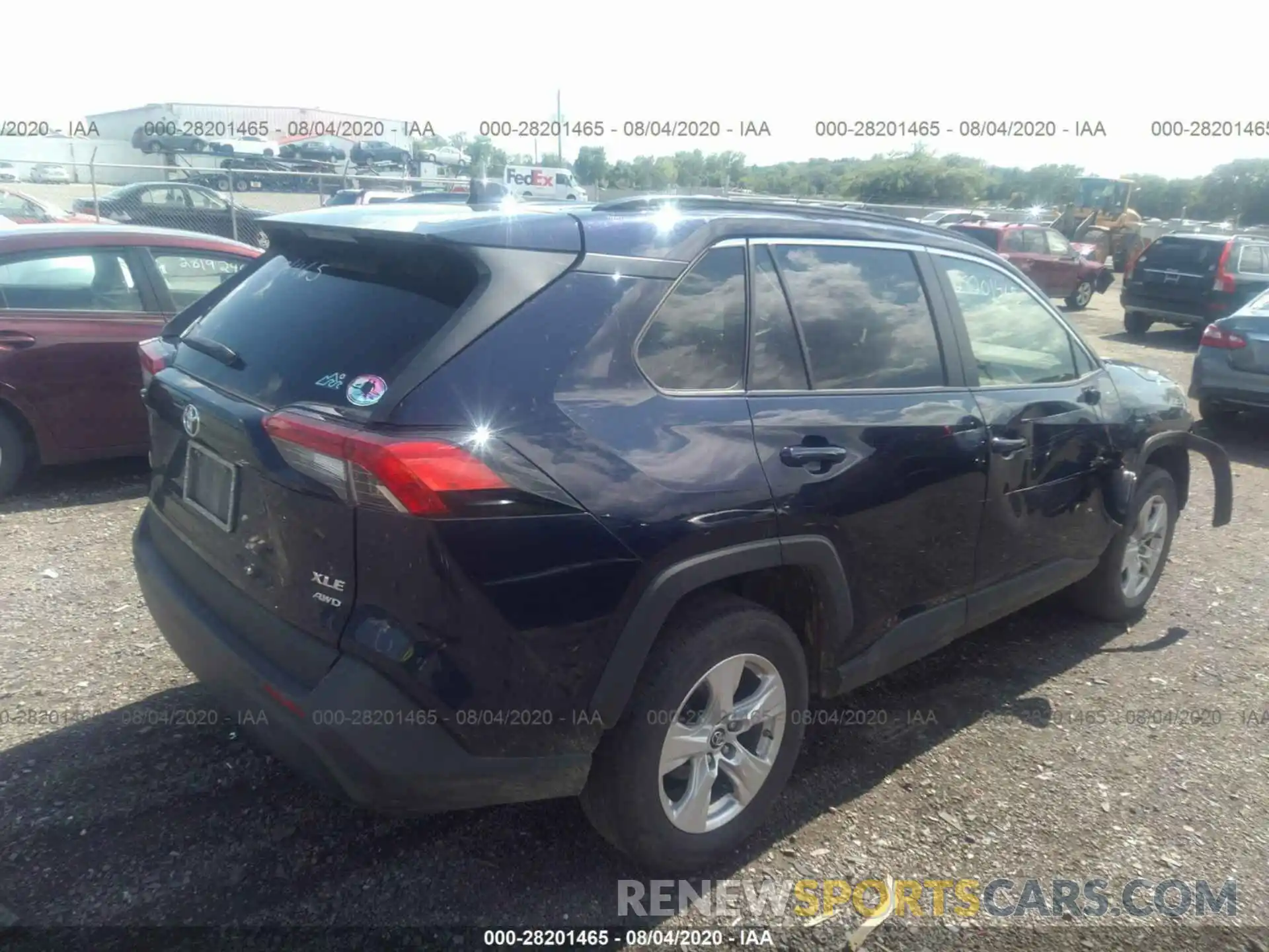 4 Photograph of a damaged car JTMP1RFV7KD508982 TOYOTA RAV4 2019