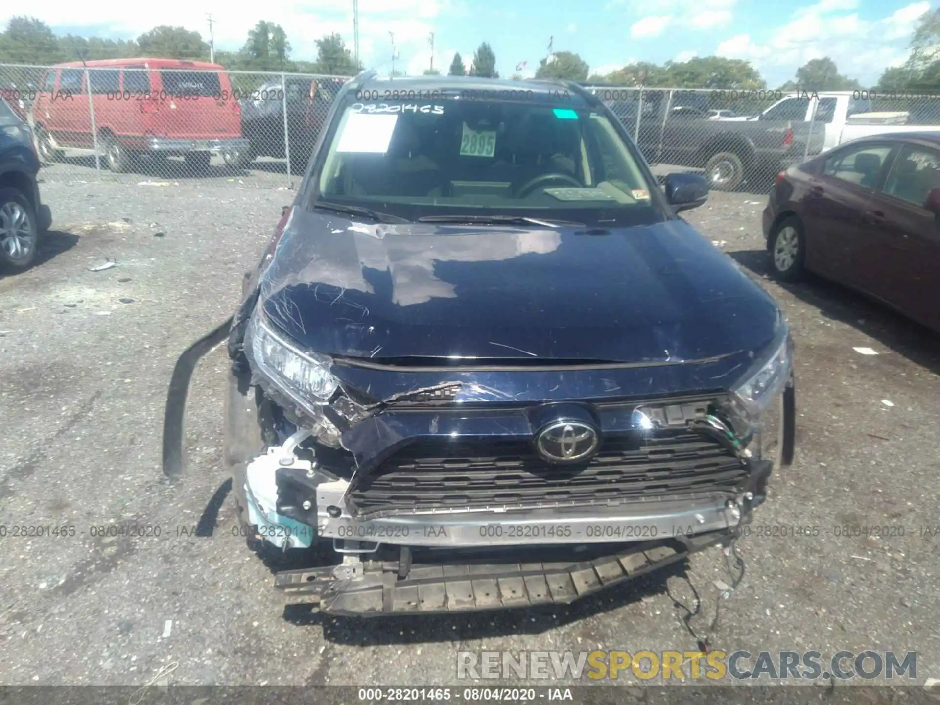 6 Photograph of a damaged car JTMP1RFV7KD508982 TOYOTA RAV4 2019