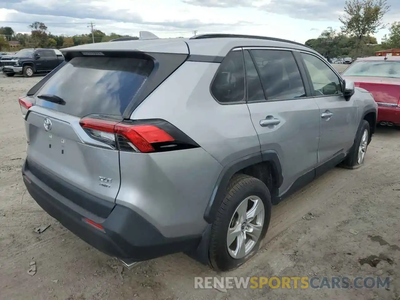 4 Фотография поврежденного автомобиля JTMP1RFV7KD513275 TOYOTA RAV4 2019