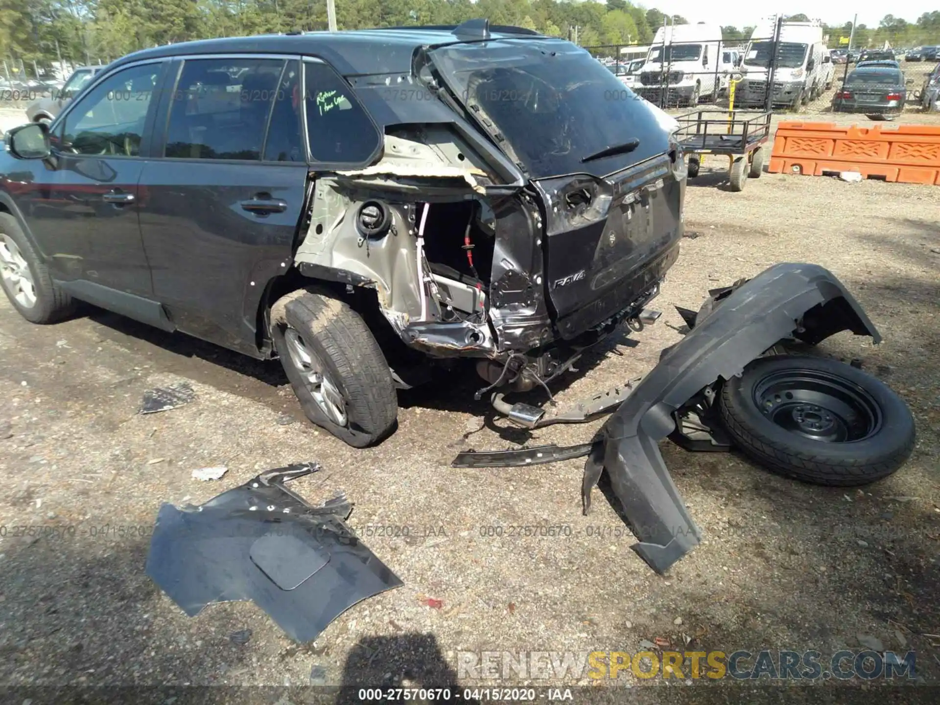 6 Фотография поврежденного автомобиля JTMP1RFV7KD513731 TOYOTA RAV4 2019