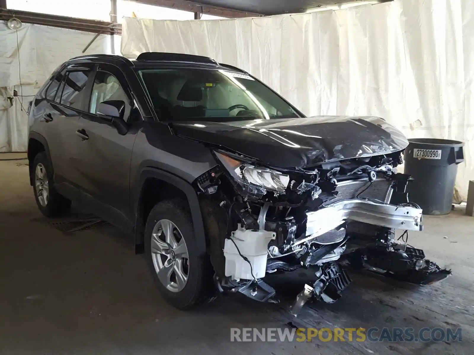 1 Photograph of a damaged car JTMP1RFV7KD514491 TOYOTA RAV4 2019