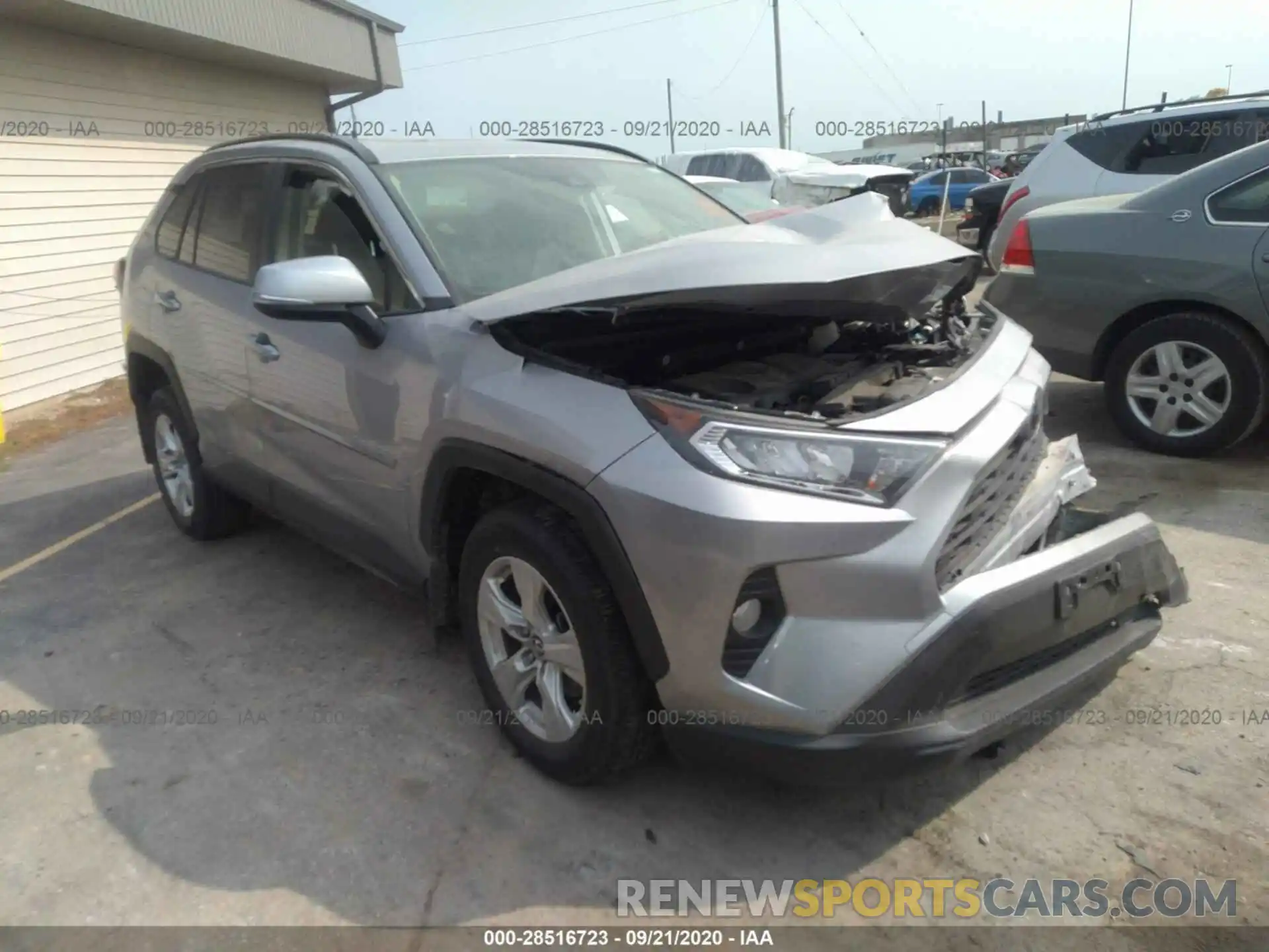 1 Photograph of a damaged car JTMP1RFV8KD002187 TOYOTA RAV4 2019