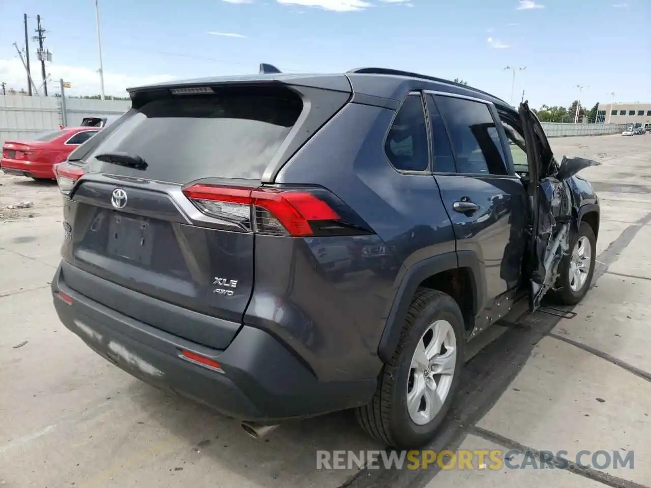 4 Photograph of a damaged car JTMP1RFV8KD004361 TOYOTA RAV4 2019