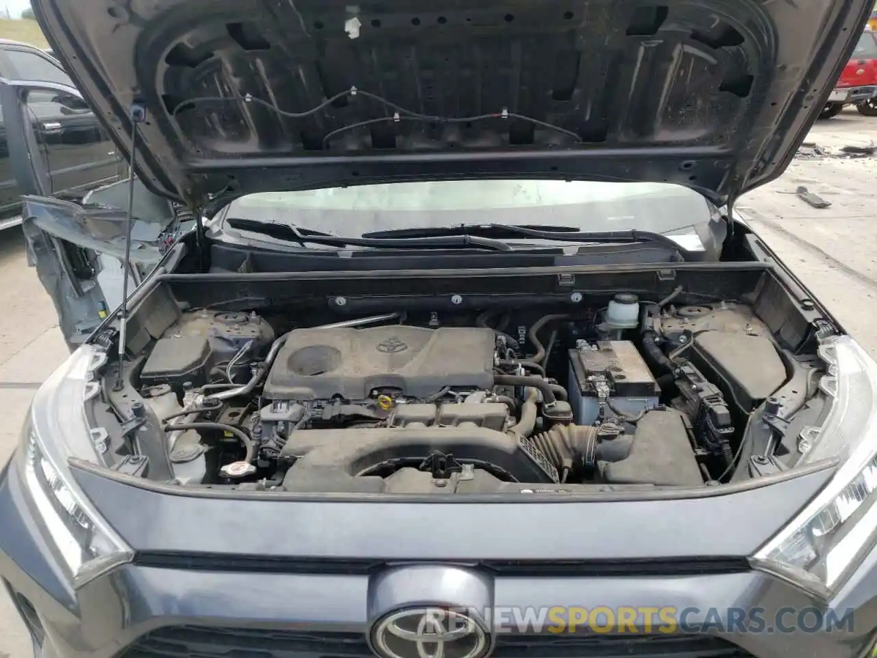 7 Photograph of a damaged car JTMP1RFV8KD004361 TOYOTA RAV4 2019