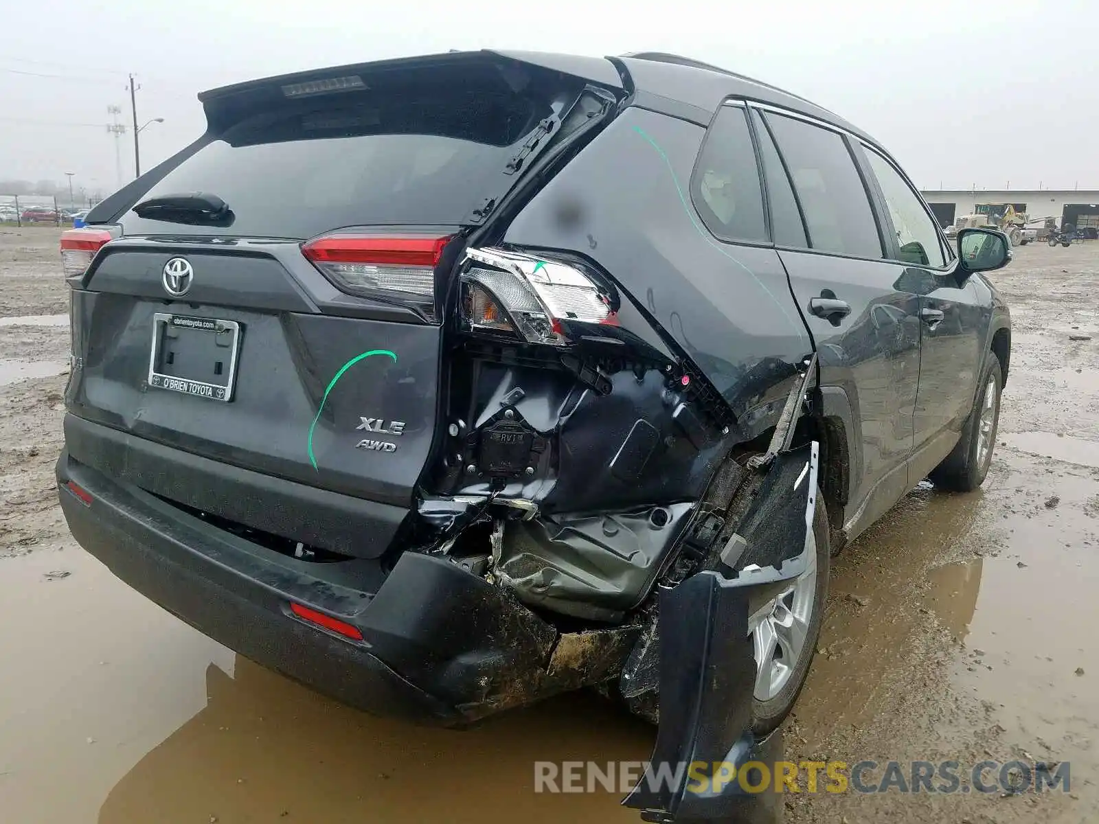 4 Photograph of a damaged car JTMP1RFV8KD005834 TOYOTA RAV4 2019