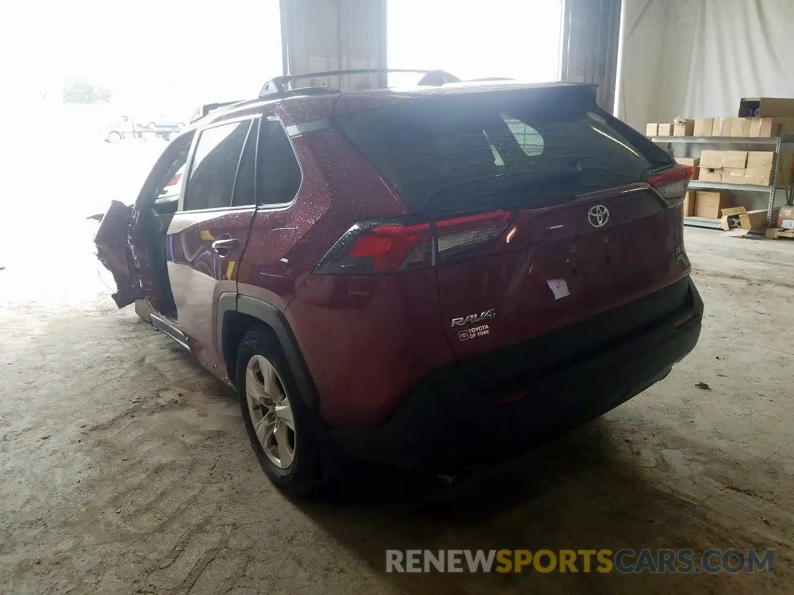 3 Photograph of a damaged car JTMP1RFV8KD009026 TOYOTA RAV4 2019