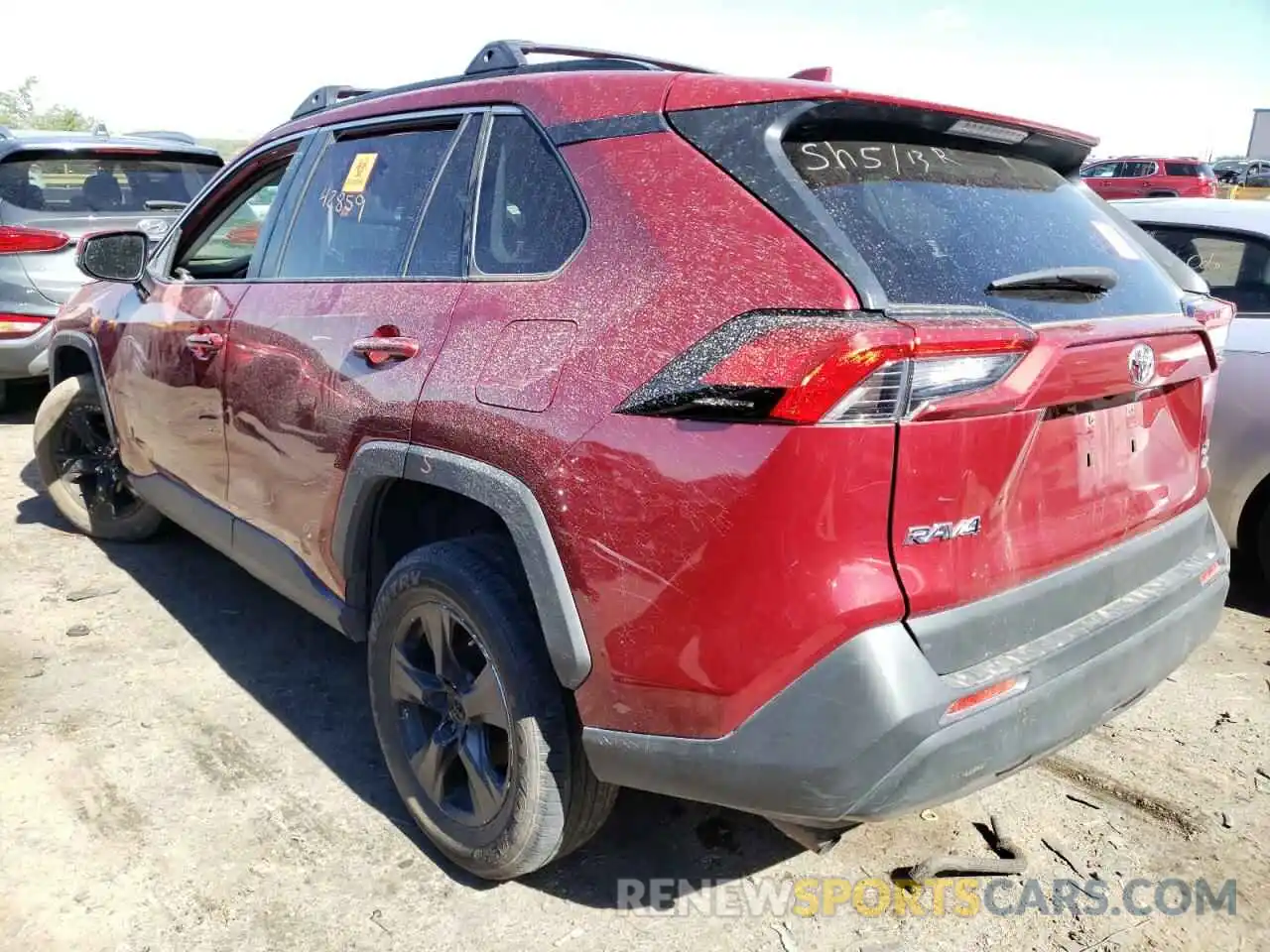 3 Photograph of a damaged car JTMP1RFV8KD009558 TOYOTA RAV4 2019