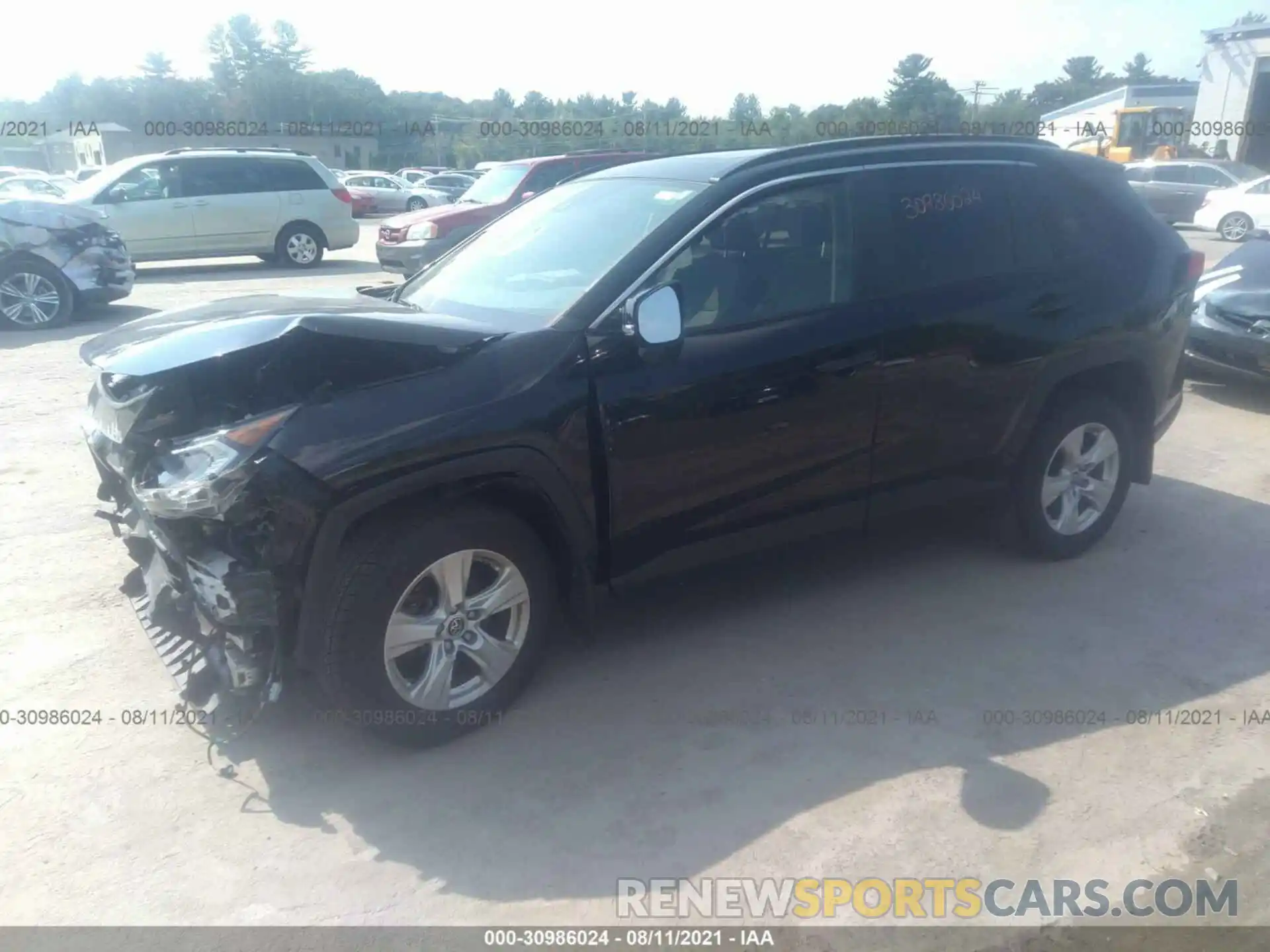 2 Фотография поврежденного автомобиля JTMP1RFV8KD012458 TOYOTA RAV4 2019