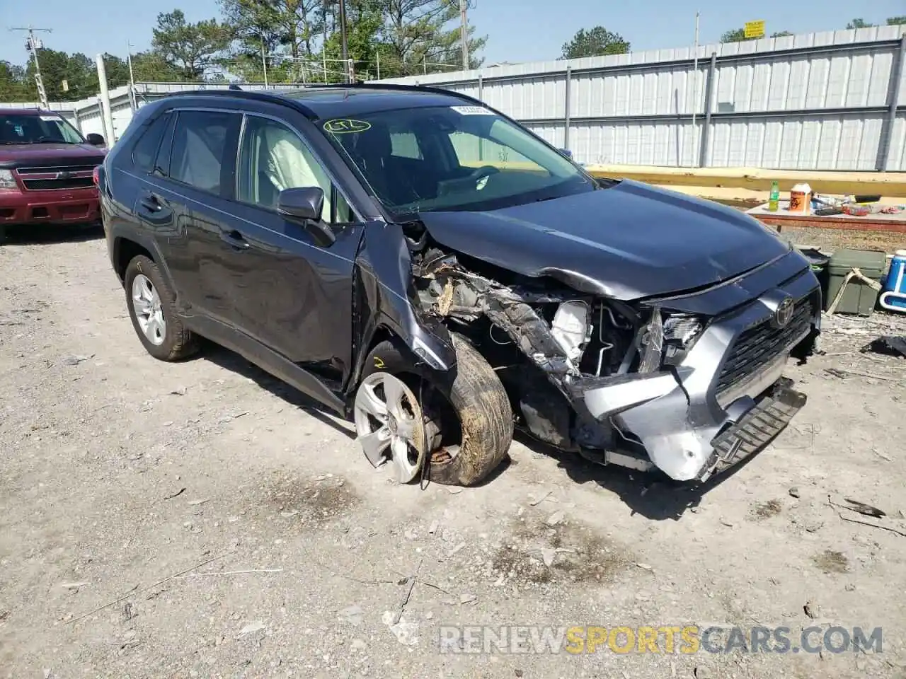 1 Photograph of a damaged car JTMP1RFV8KD012797 TOYOTA RAV4 2019