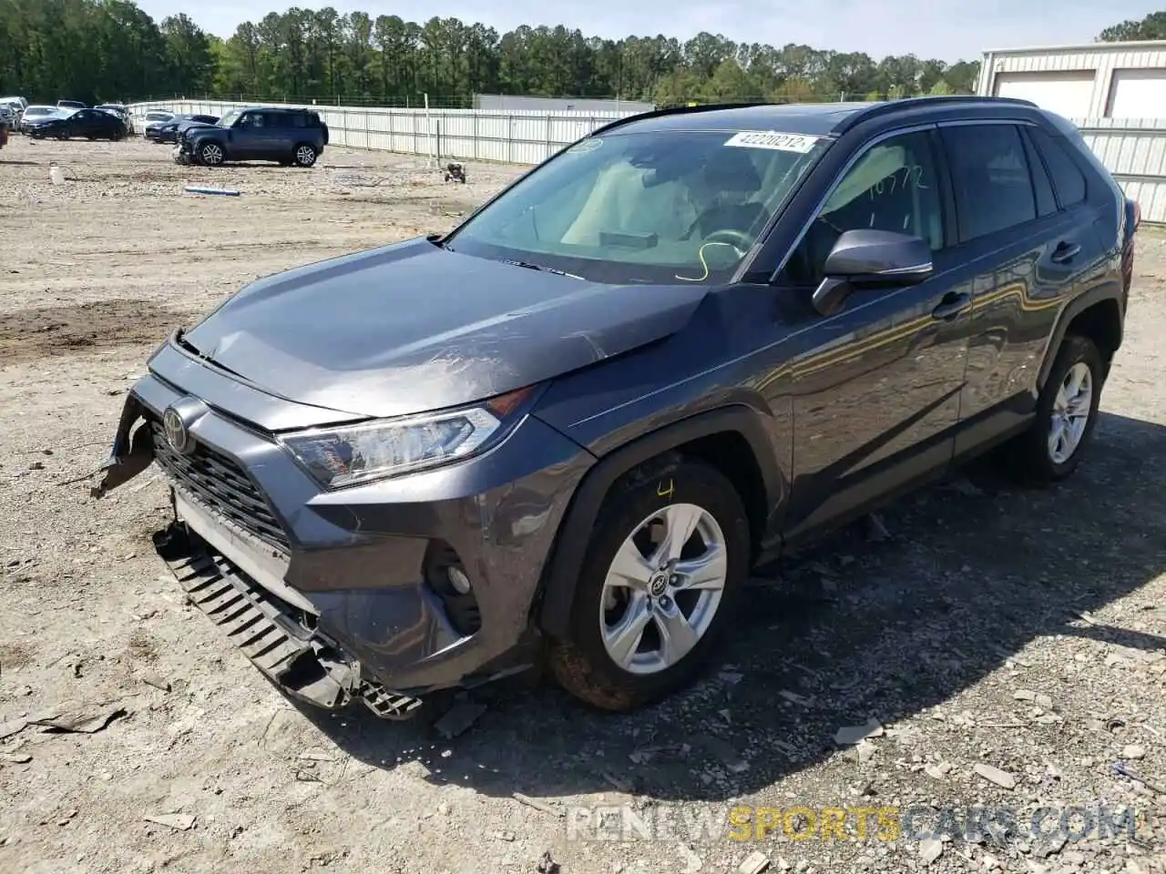 2 Photograph of a damaged car JTMP1RFV8KD012797 TOYOTA RAV4 2019