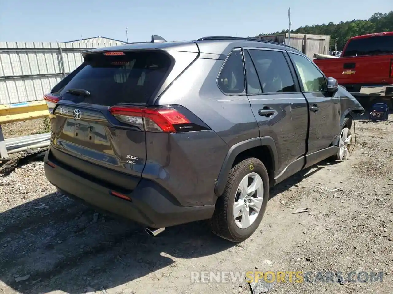 4 Photograph of a damaged car JTMP1RFV8KD012797 TOYOTA RAV4 2019