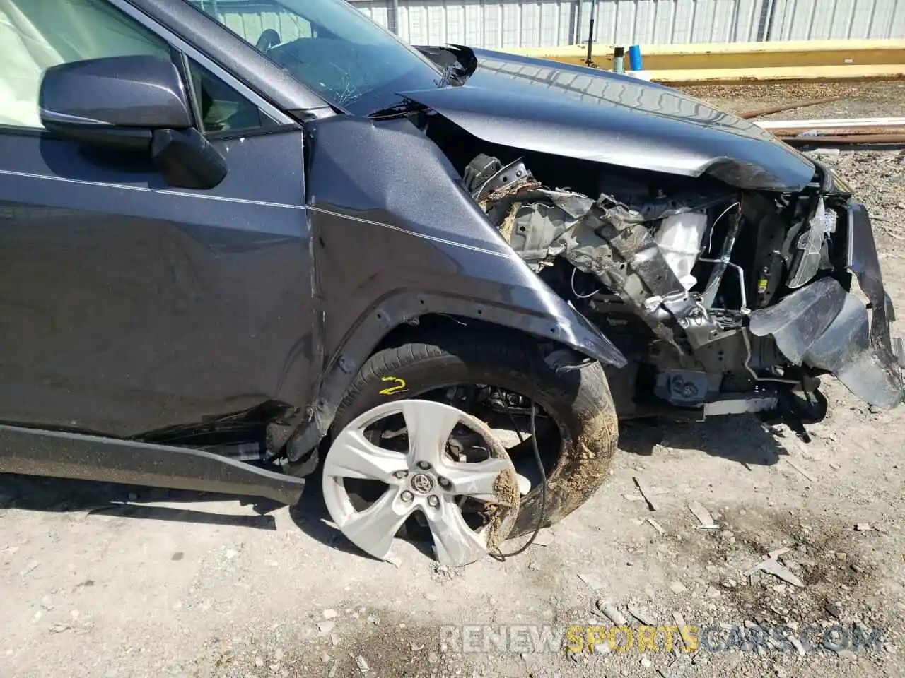 9 Photograph of a damaged car JTMP1RFV8KD012797 TOYOTA RAV4 2019