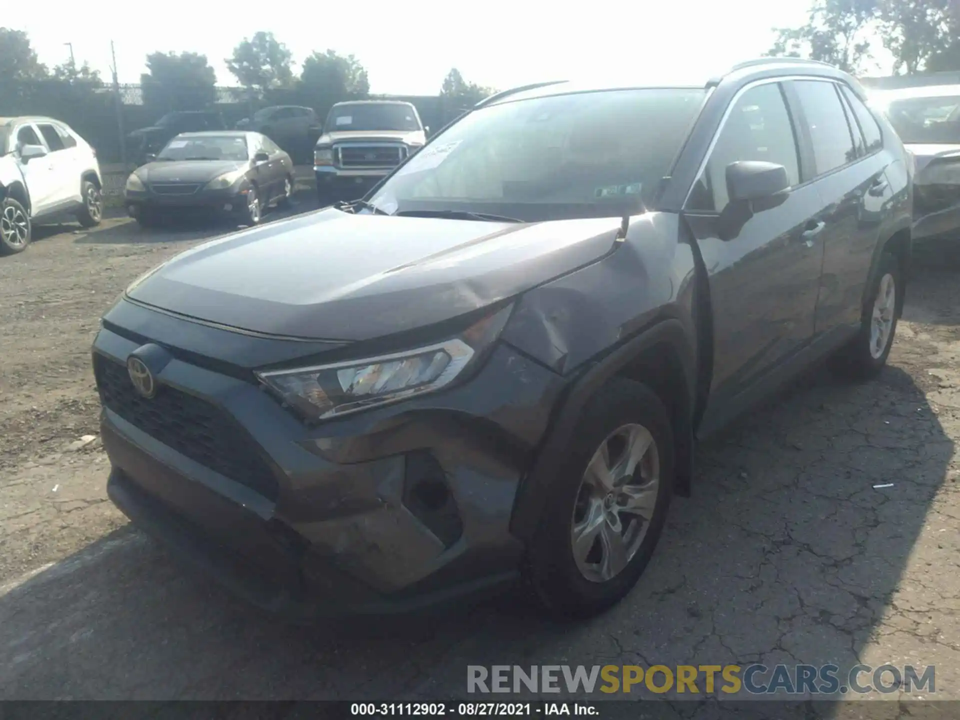 2 Photograph of a damaged car JTMP1RFV8KD013853 TOYOTA RAV4 2019