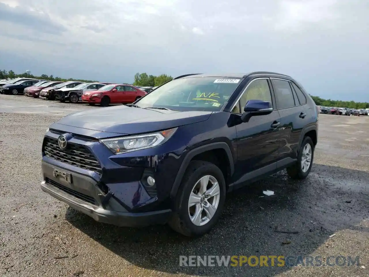 2 Photograph of a damaged car JTMP1RFV8KD016199 TOYOTA RAV4 2019