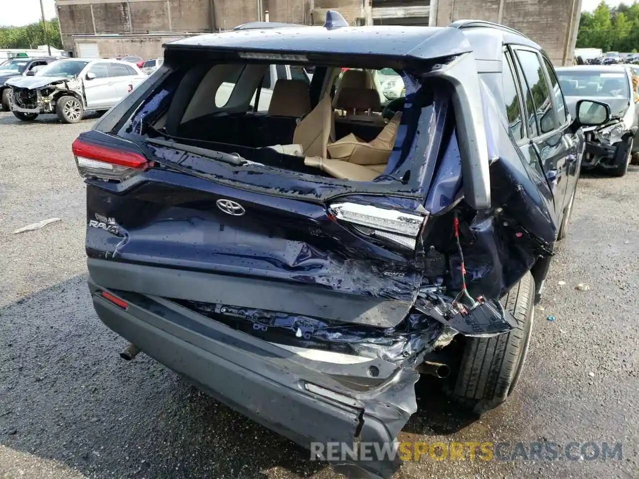 9 Photograph of a damaged car JTMP1RFV8KD016199 TOYOTA RAV4 2019